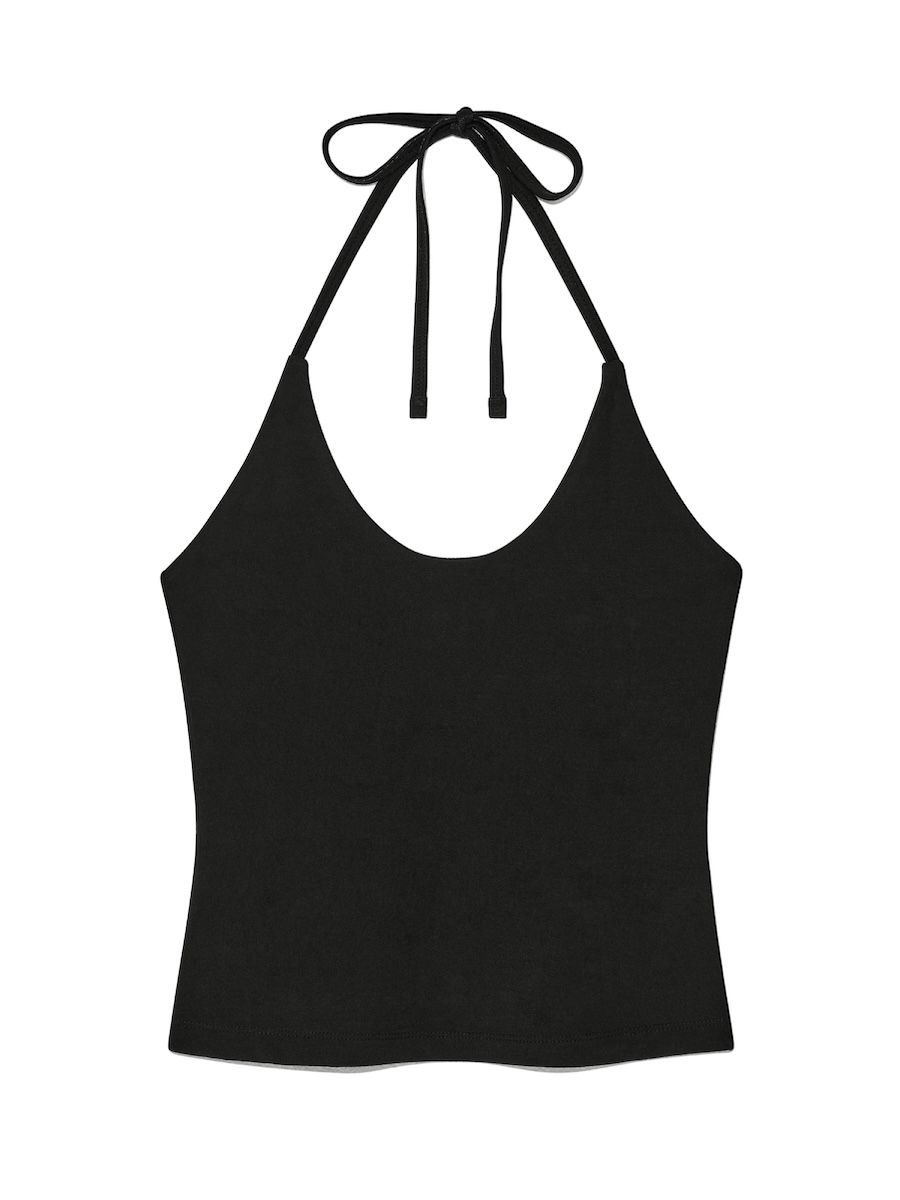 MUSINSA | GLOWNY AIR HALTER NECK TANK (4 Colors)