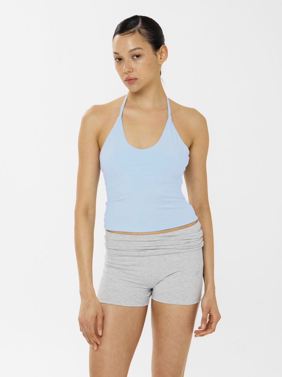 MUSINSA | GLOWNY AIR HALTER NECK TANK (4 Colors)
