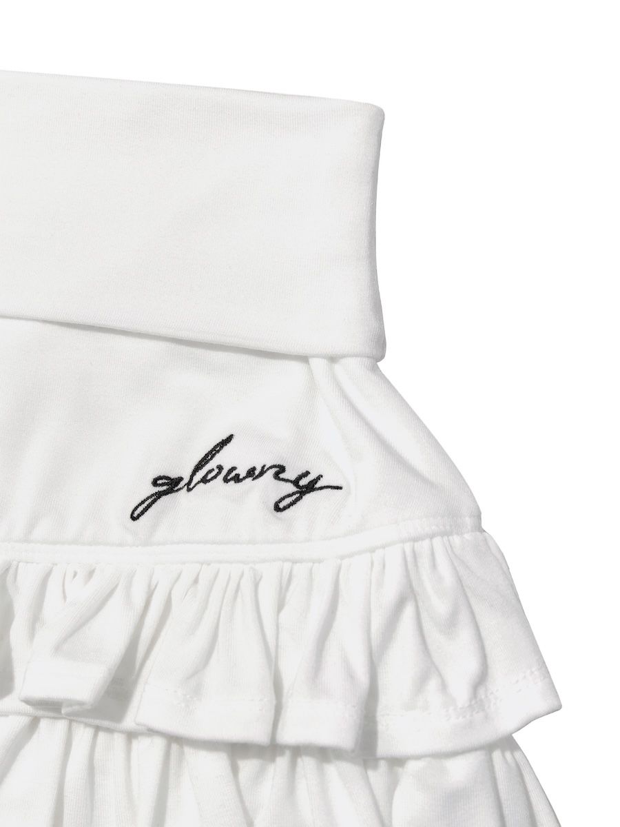 MUSINSA | GLOWNY LULU RUFFLE MINI SKIRT (2 Colors)