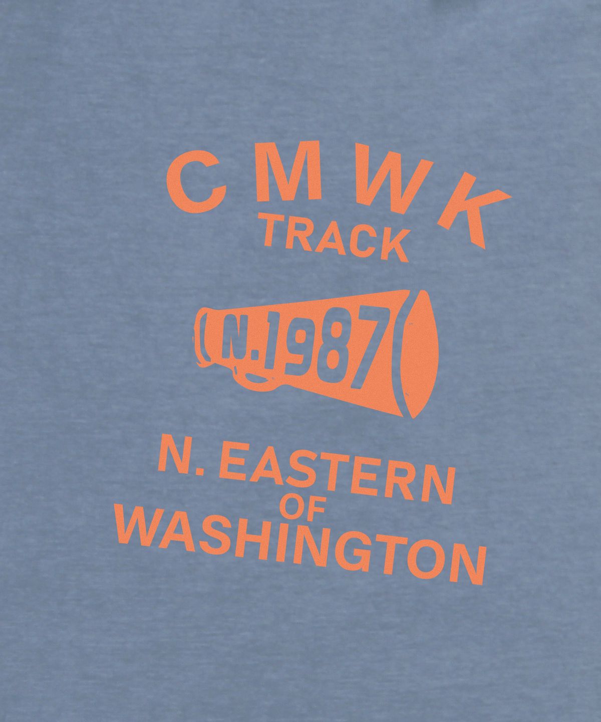 카멜워크(CAMEL WORK) CMWK 트랙 빈티지 반팔티셔츠(인디블루)