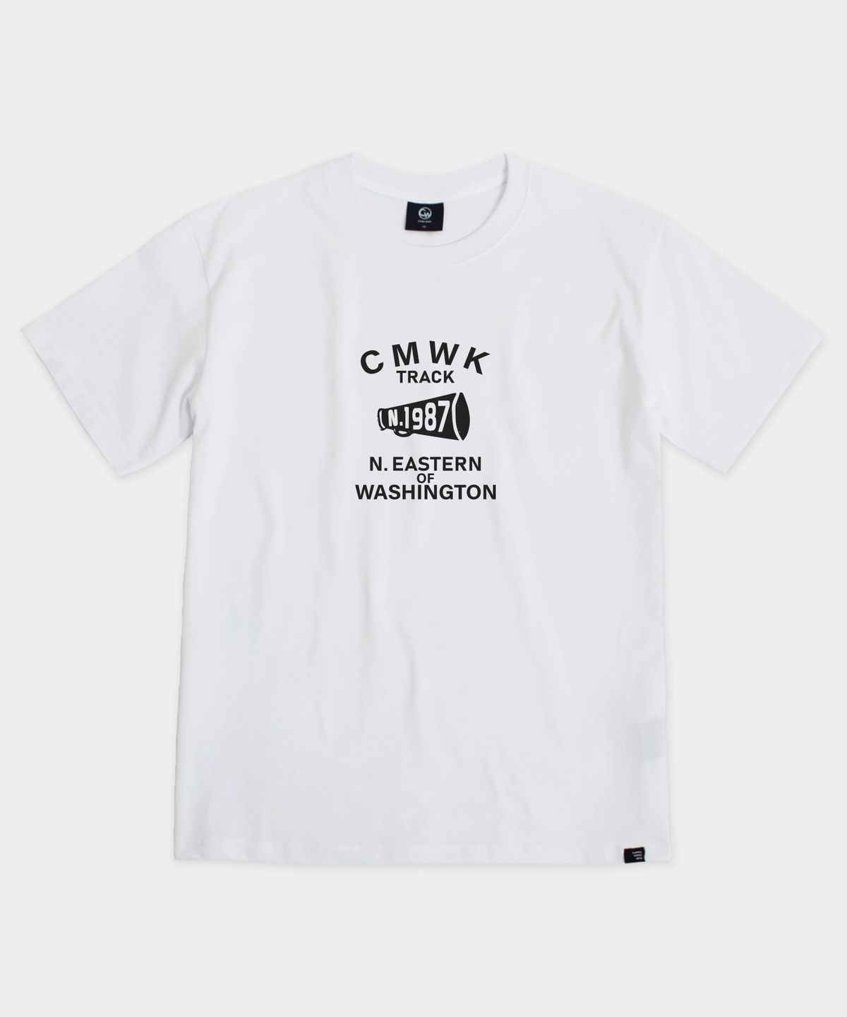 카멜워크(CAMEL WORK) CMWK 트랙 빈티지 반팔티셔츠(화이트)