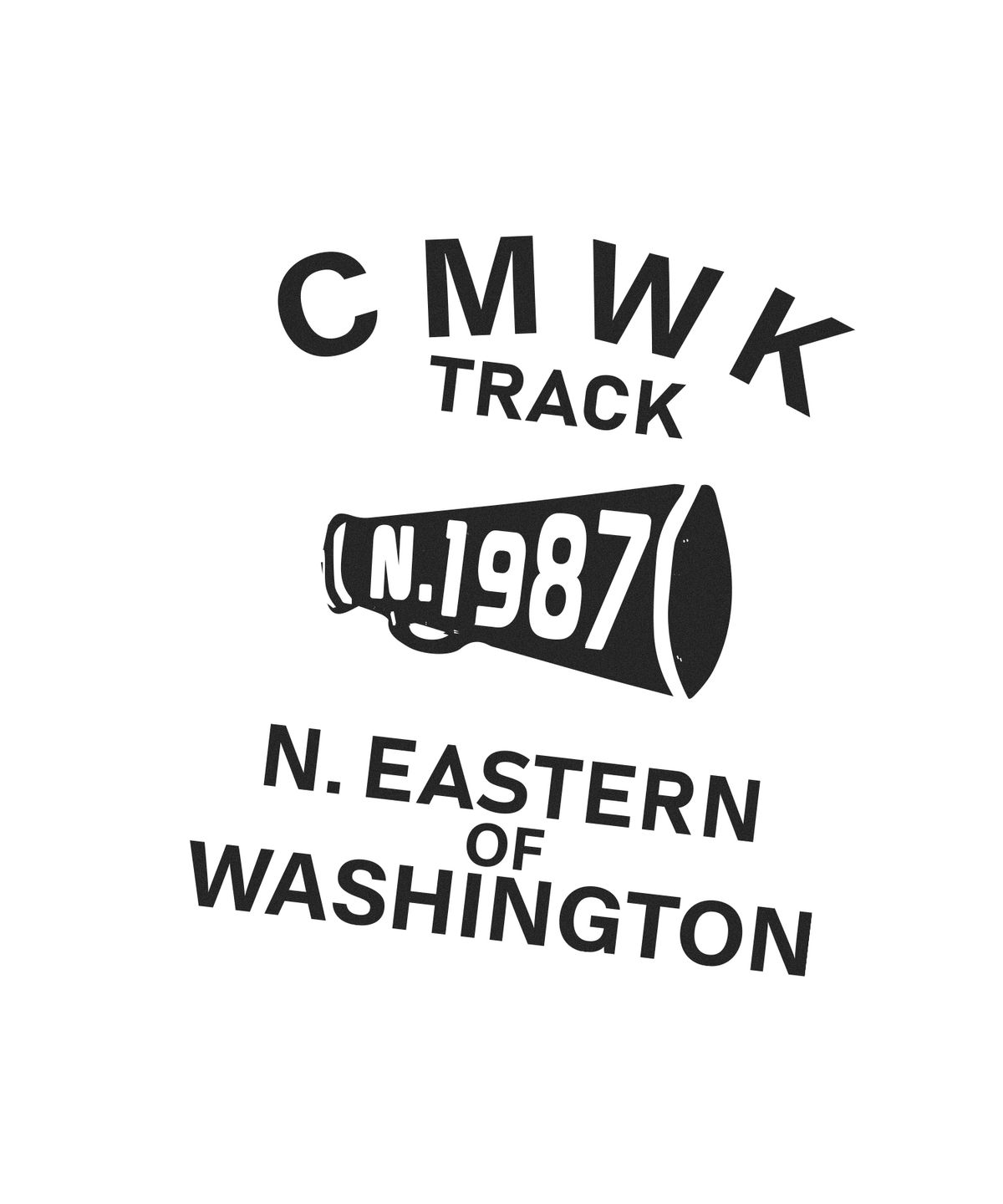 카멜워크(CAMEL WORK) CMWK 트랙 빈티지 반팔티셔츠(화이트)