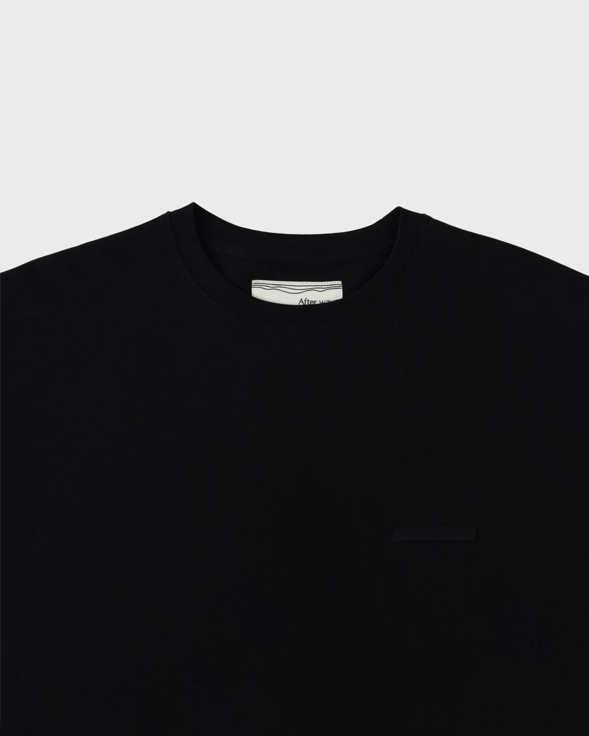 애프터웨이브(AFTERWAVE) Kiwi Running Pocket T-Shirt Black