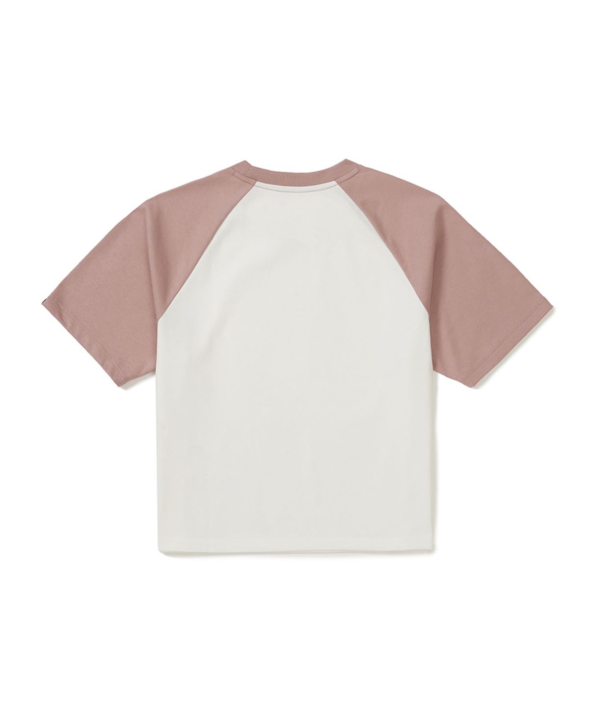 스노우피크 어패럴(SNOWPEAK APPAREL) 에어로쿨 여성 배색 크롭 반팔 티셔츠 (S25MWFTS75) Deep Pink