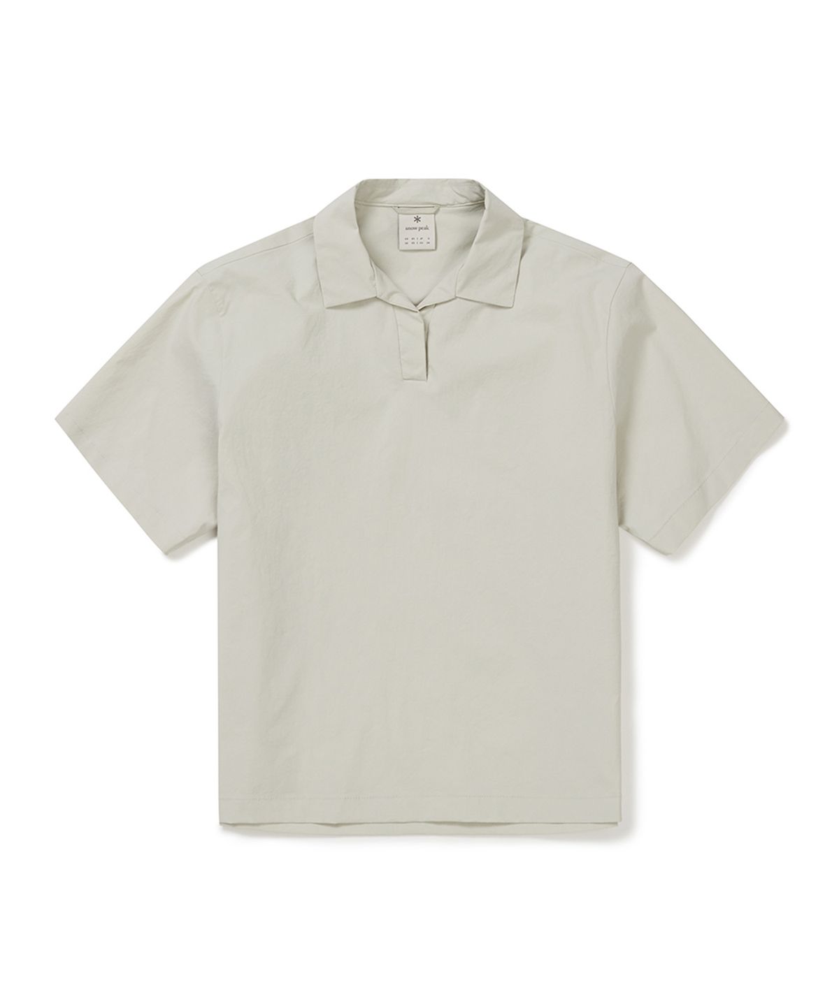 스노우피크 어패럴(SNOWPEAK APPAREL) 냉감 루트 여성 폴로 티셔츠 (S25MWRPS61) Light Beige