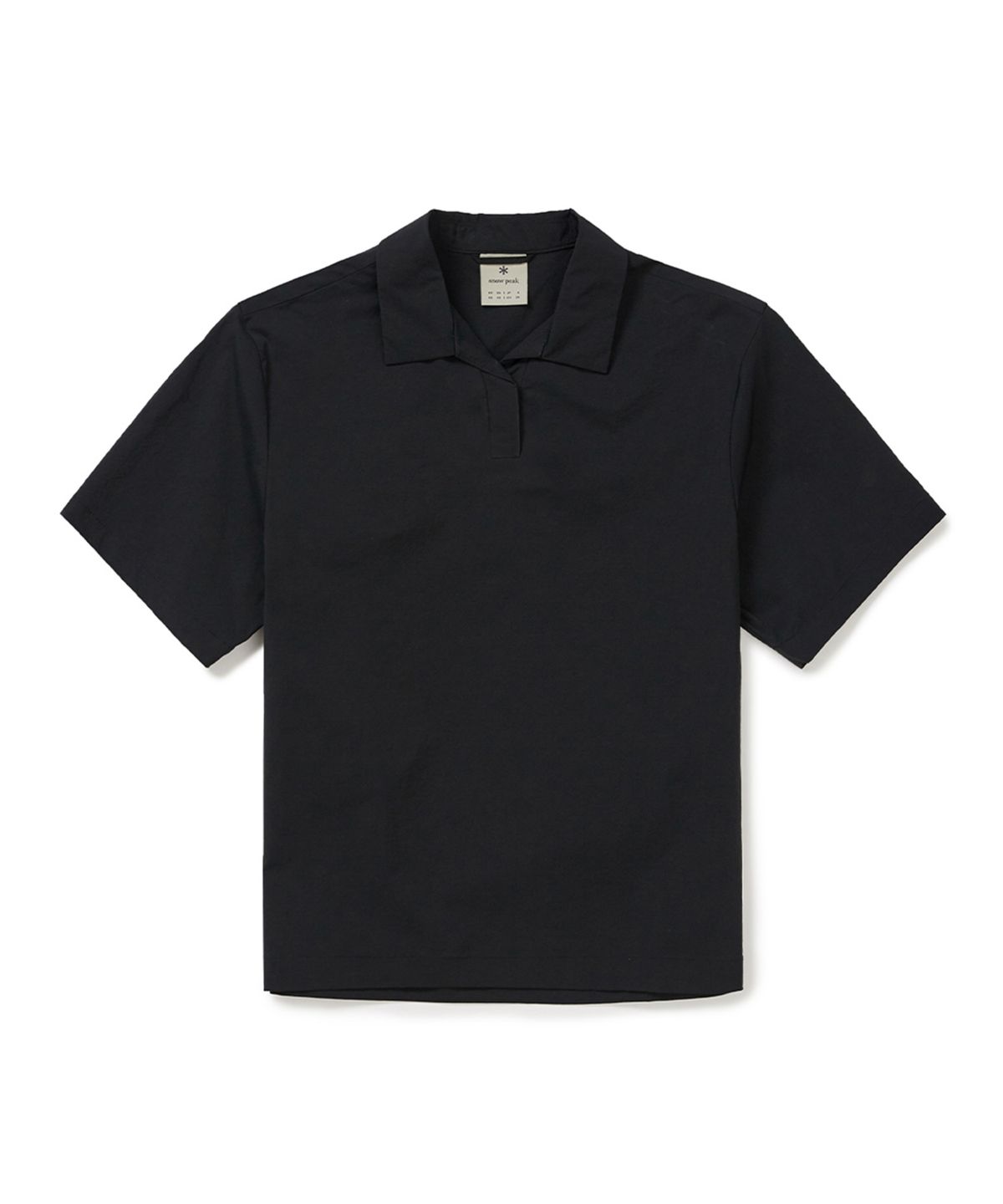 스노우피크 어패럴(SNOWPEAK APPAREL) 냉감 루트 여성 폴로 티셔츠 (S25MWRPS61) Black
