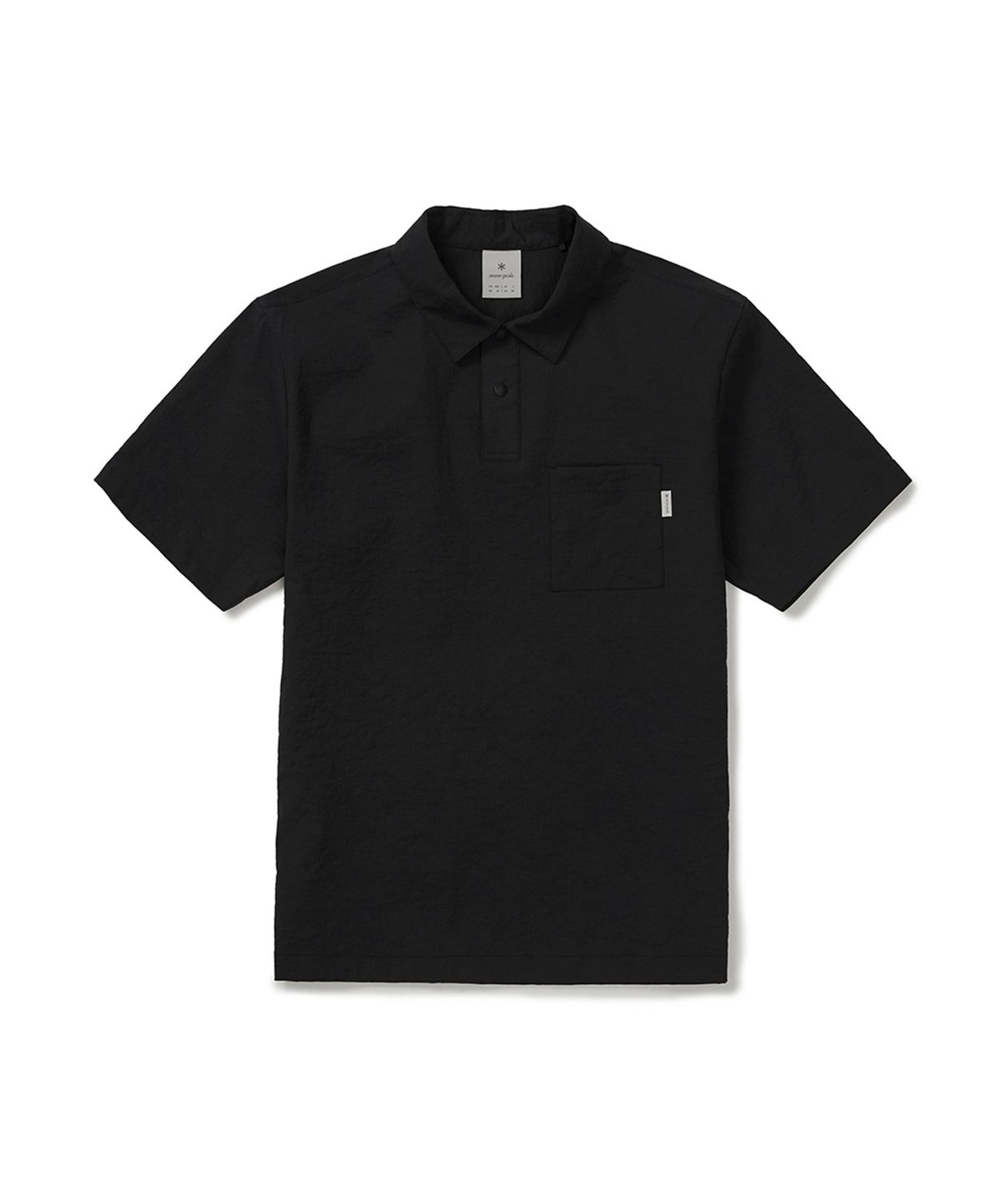 스노우피크 어패럴(SNOWPEAK APPAREL) 미닛 반팔 폴로 티셔츠 (S25MMFPS72) Black