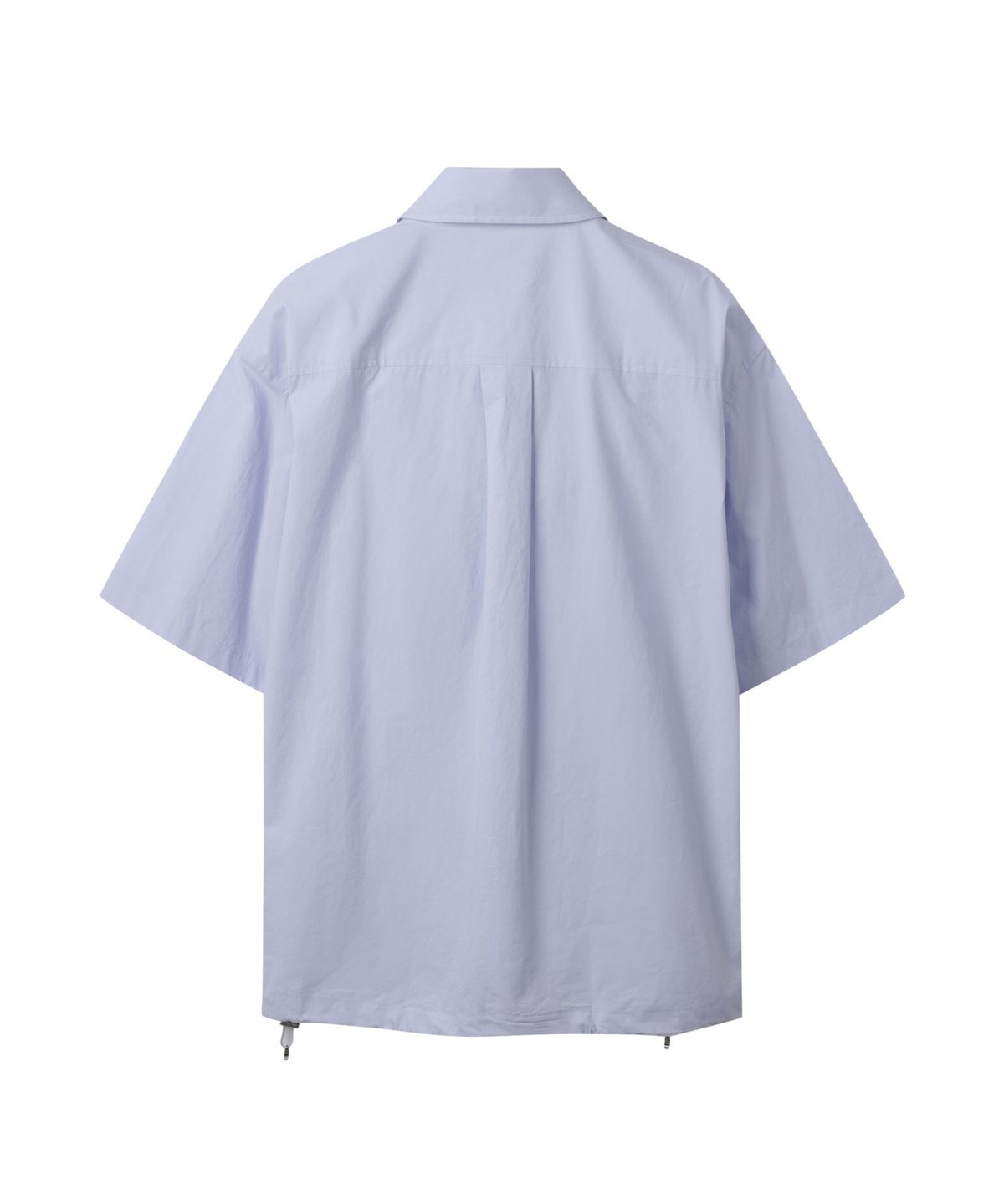 커스텀멜로우(CUSTOMELLOW) Blue 2-Collar Detail Half Shirt CWSAM25305BUX