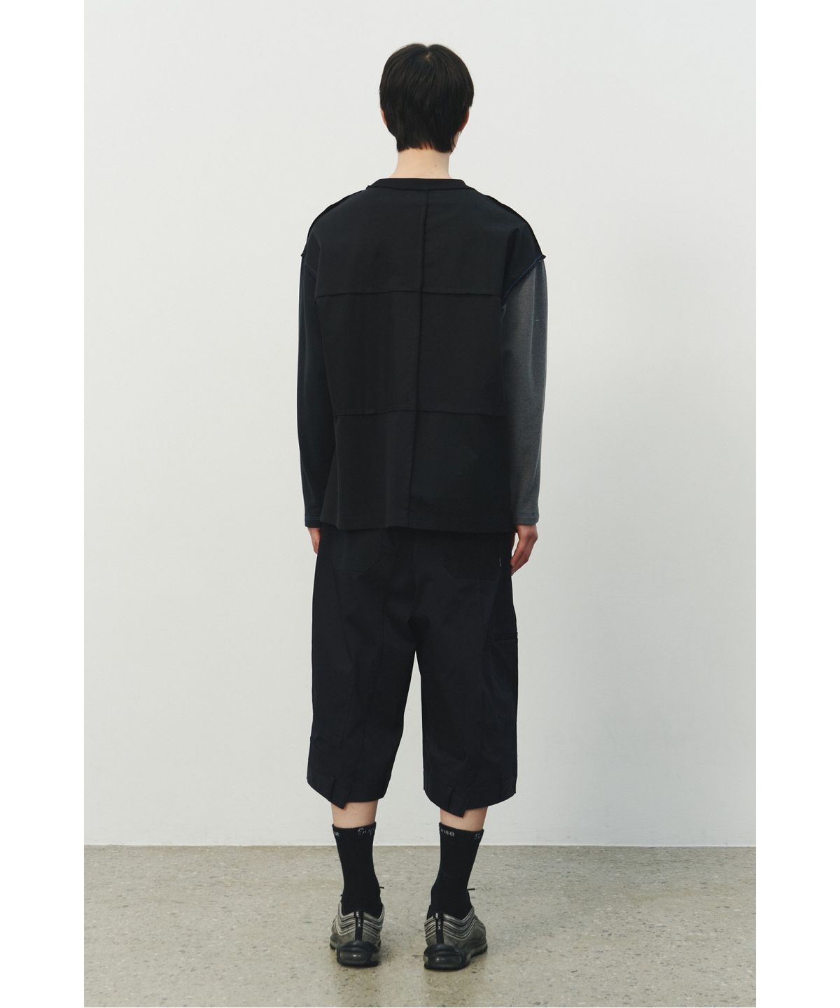 래코드(RECODE) Checkerboard Woven Top_RKTAS25614BKX