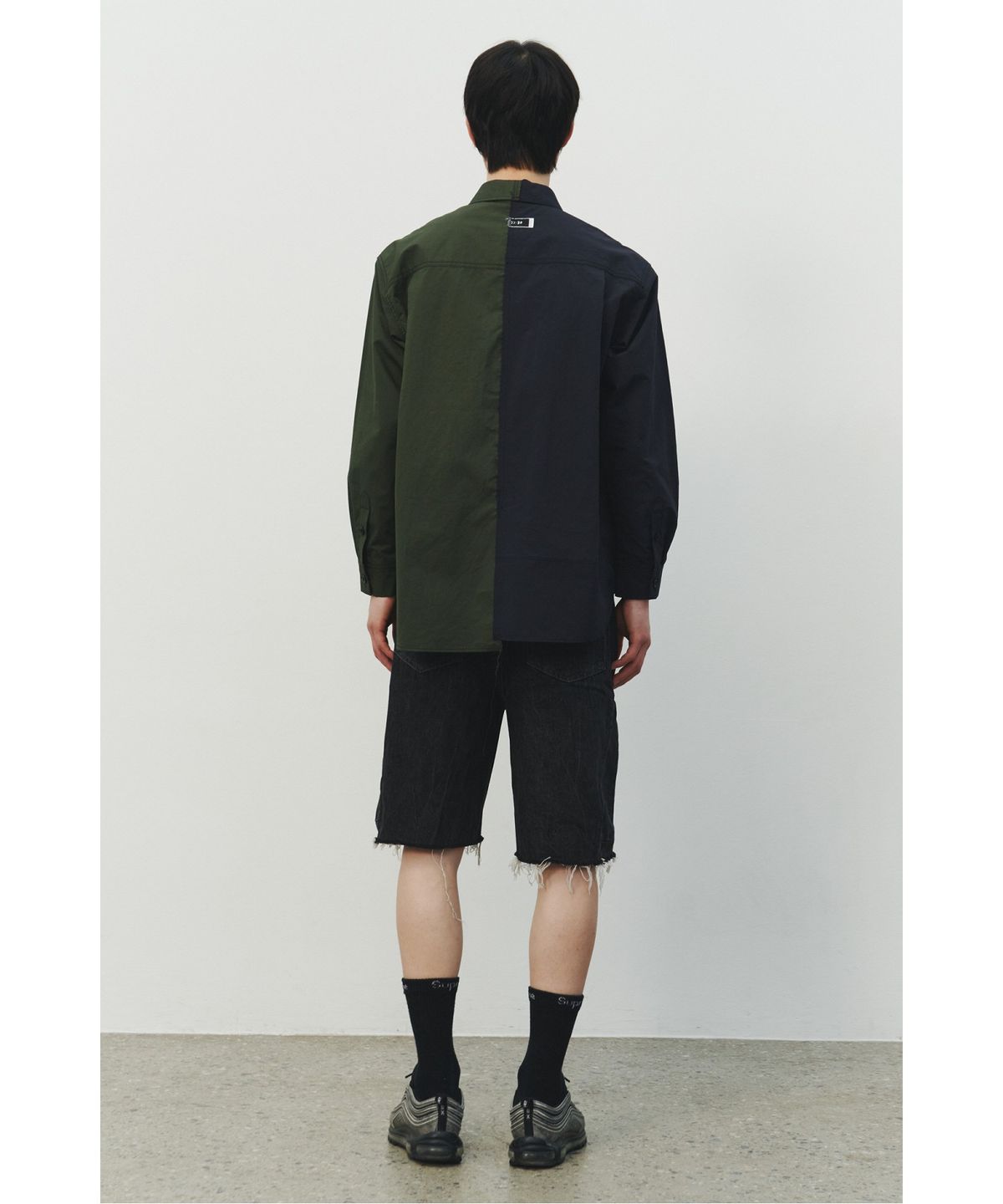 래코드(RECODE) Half Split Shirt_RKSAS25621KHX