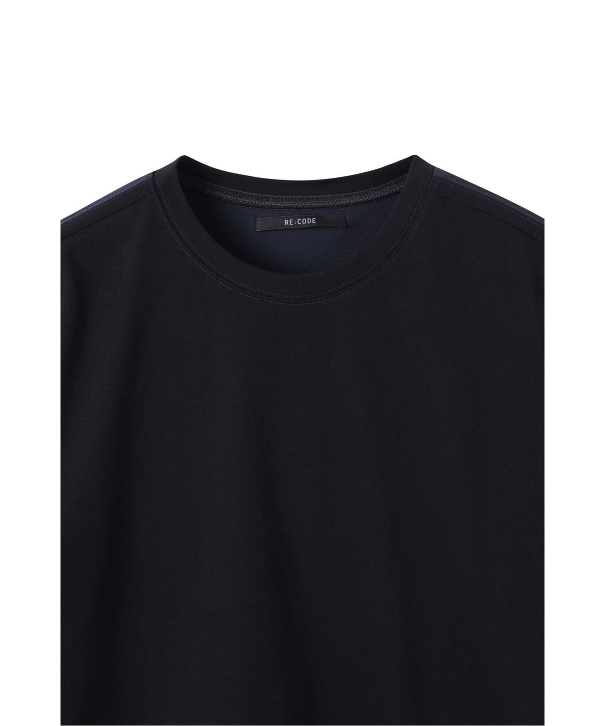 래코드(RECODE) Color Blocked T-shirt_RKTAM25619BKX