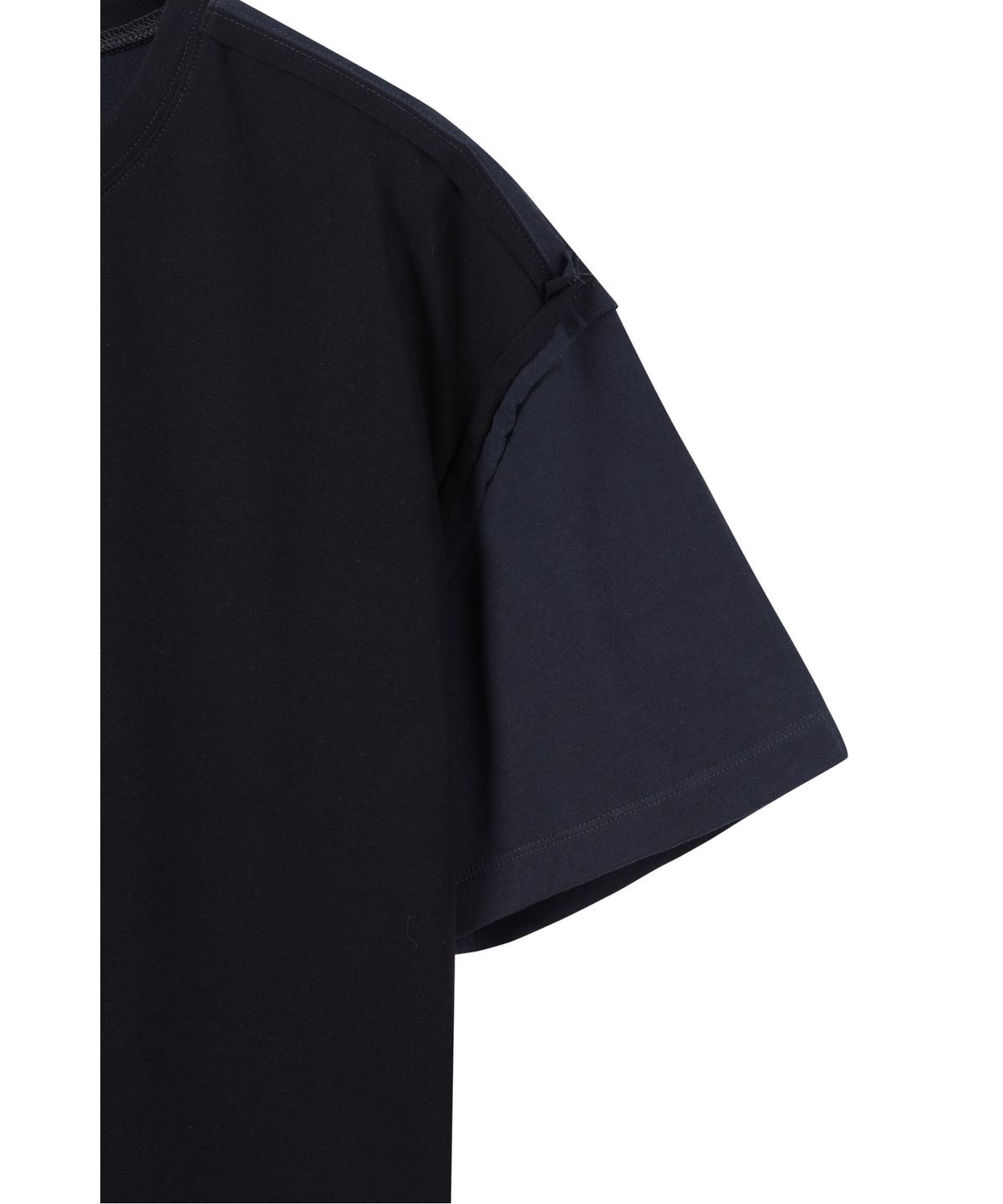 래코드(RECODE) Color Blocked T-shirt_RKTAM25619BKX