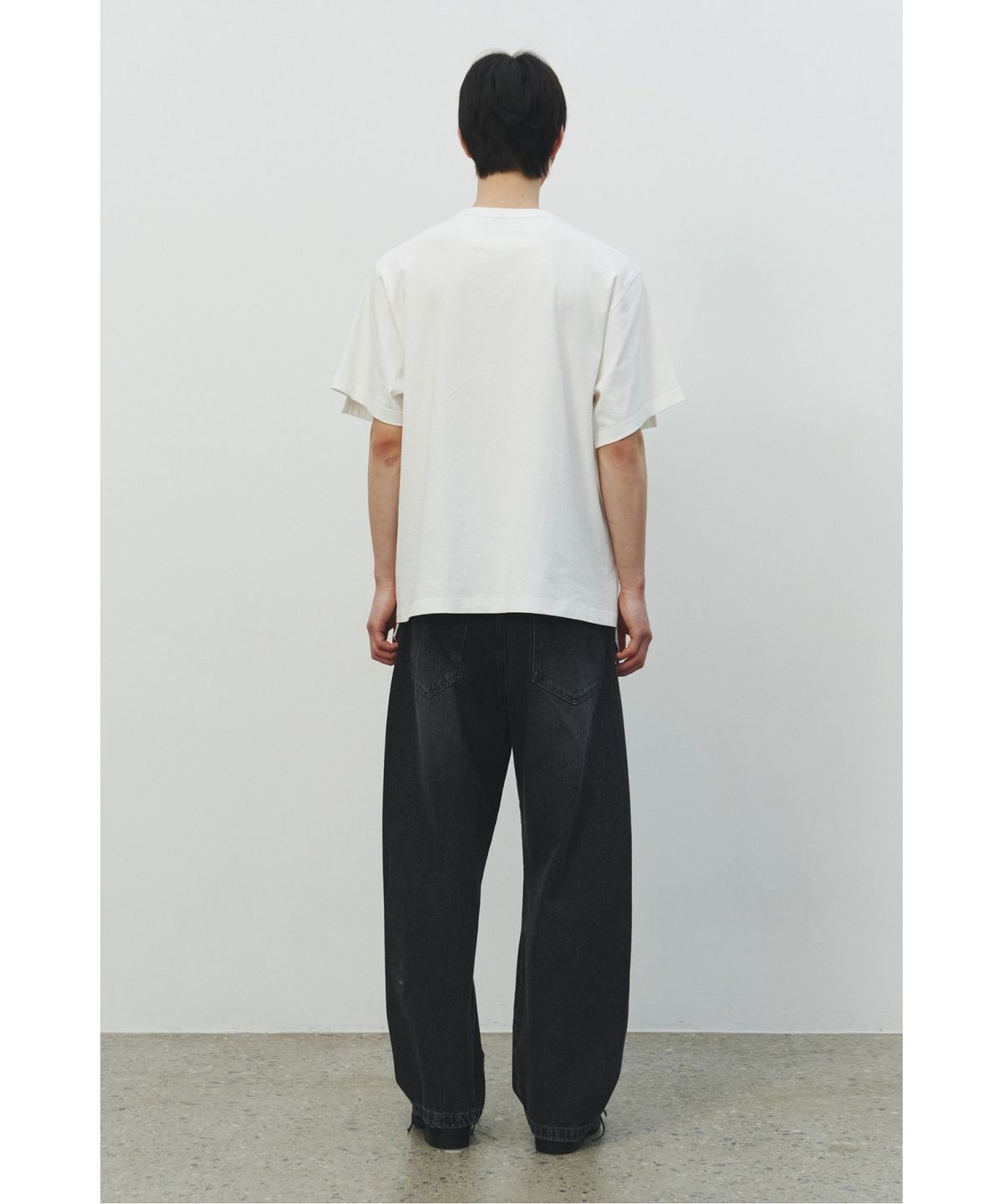 래코드(RECODE) Garment Patchwork T-shirt_RKTAM25602WHX