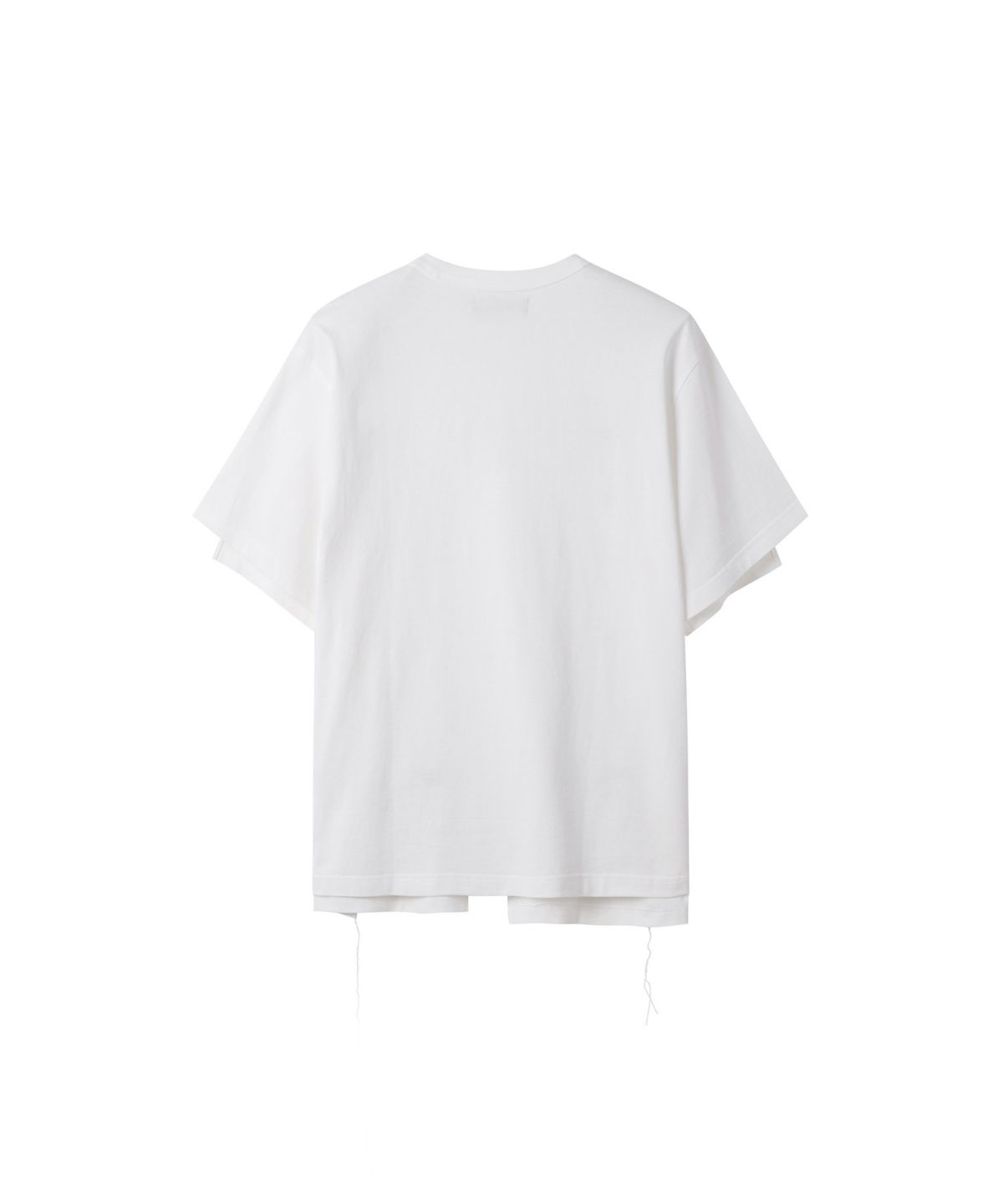 래코드(RECODE) Garment Patchwork T-shirt_RKTAM25602WHX