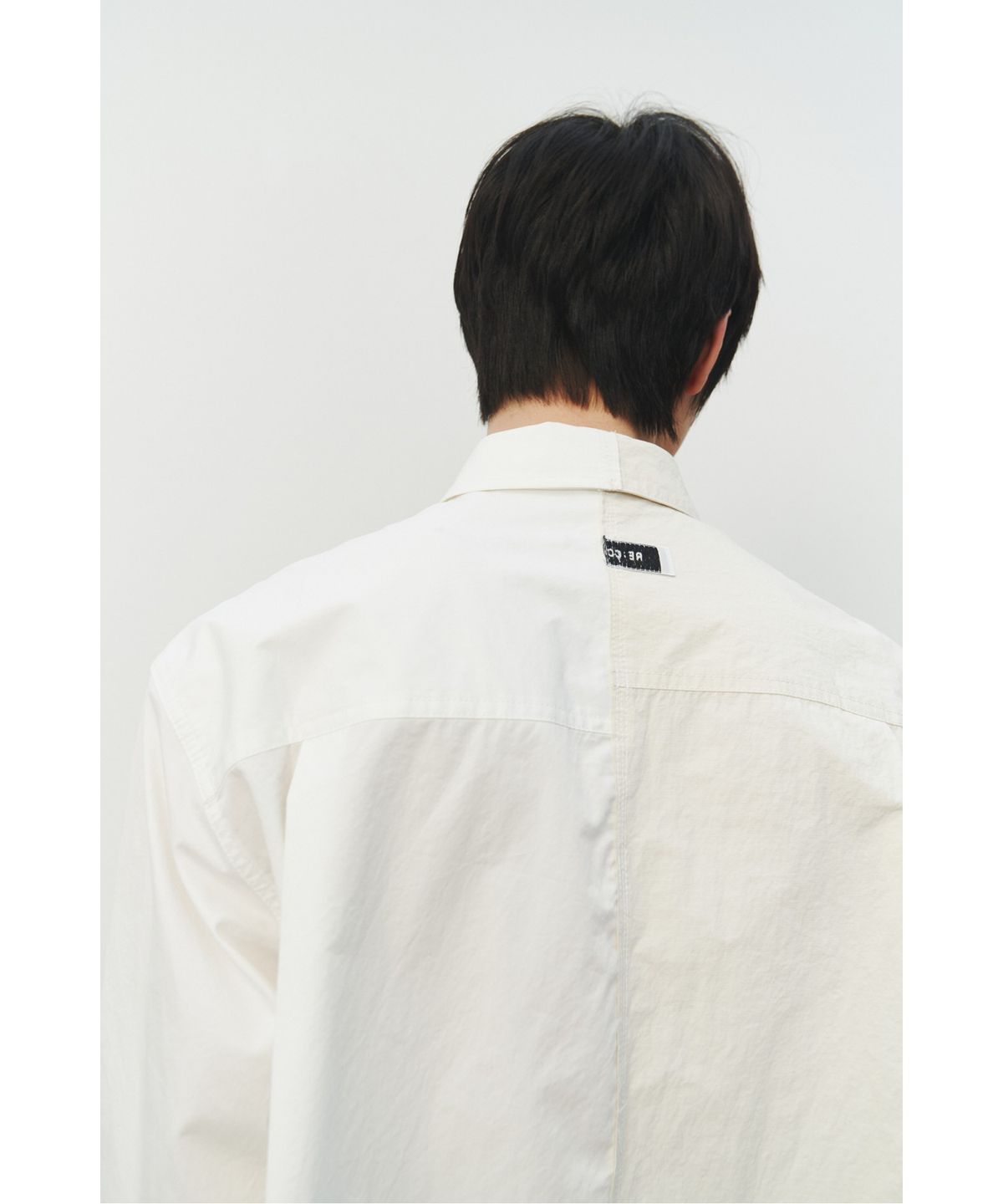 래코드(RECODE) Half Split Shirt_RKSAS25621WHX