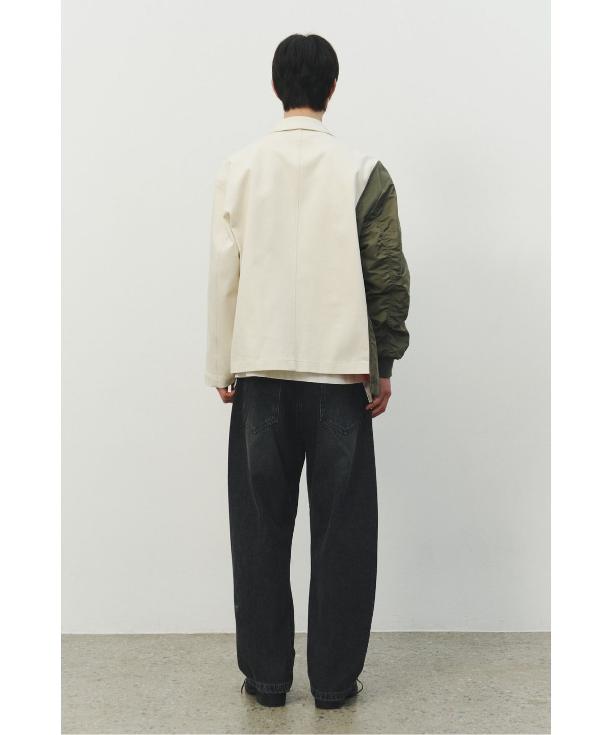 래코드(RECODE) Garment Patch Denim Jacket_RKJAS25607IVX