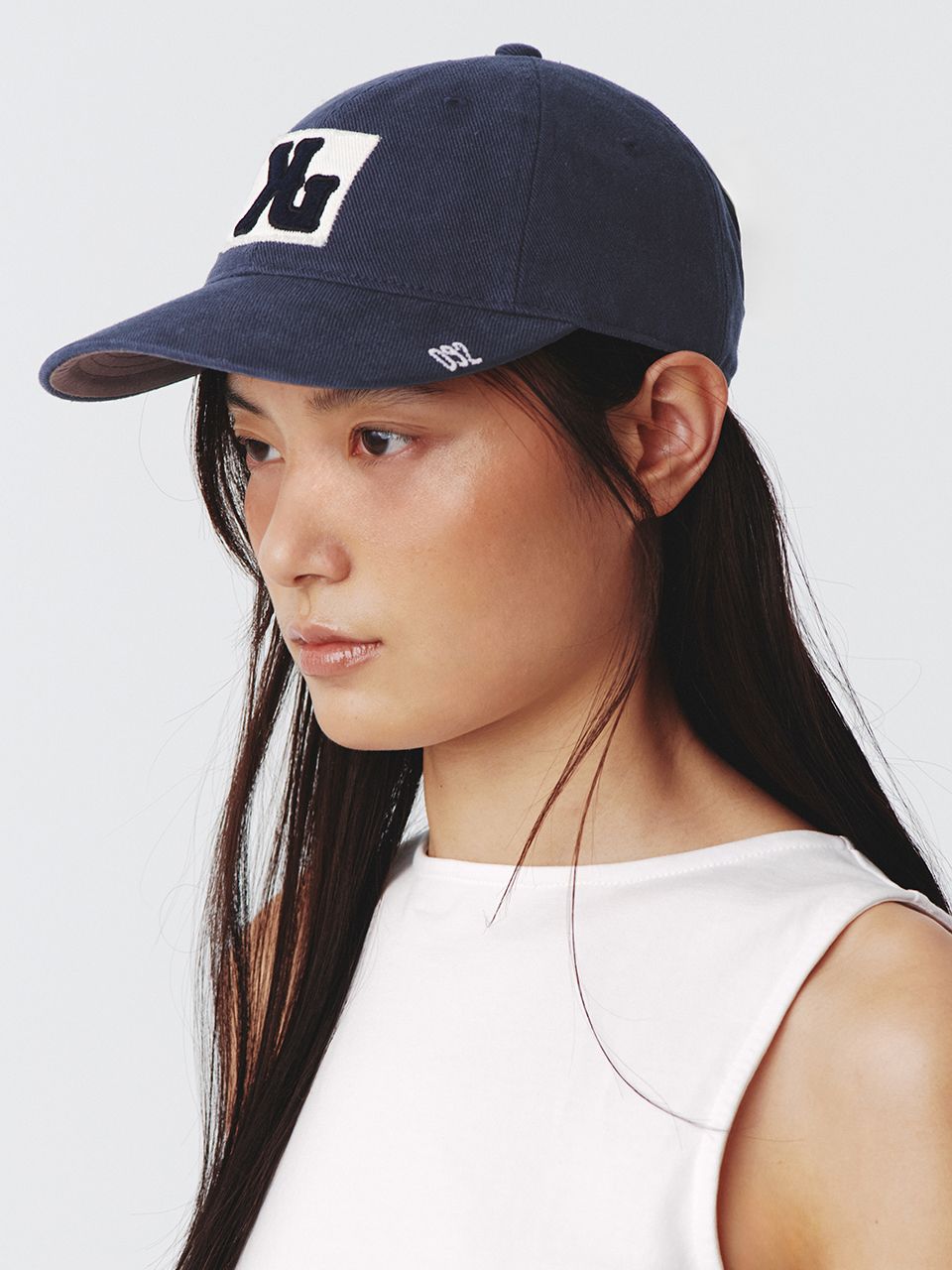 [KIJUN] KJ Emblem Cap ★大人気★ MUSINSA公式 | KIJUN KJ Emblem Cap UNISEX Navy