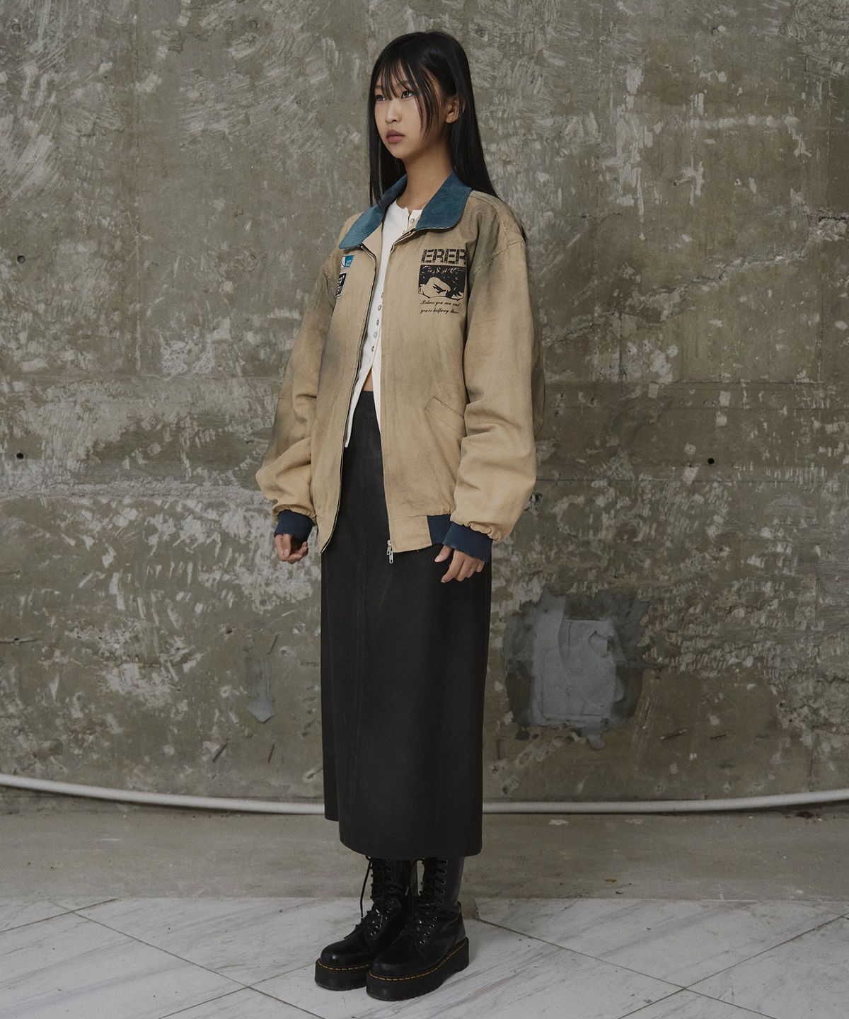 에르에르(ERER) [UN] Mechanic Vintage Jacket Beige