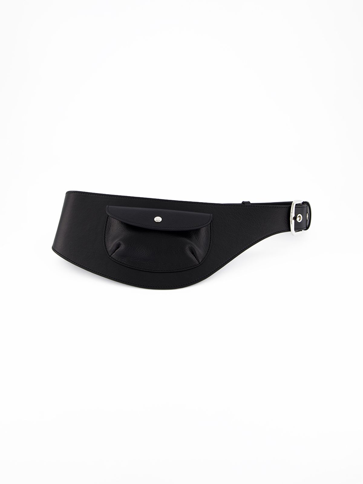 기준(KIJUN) Curve Belt Bag Black