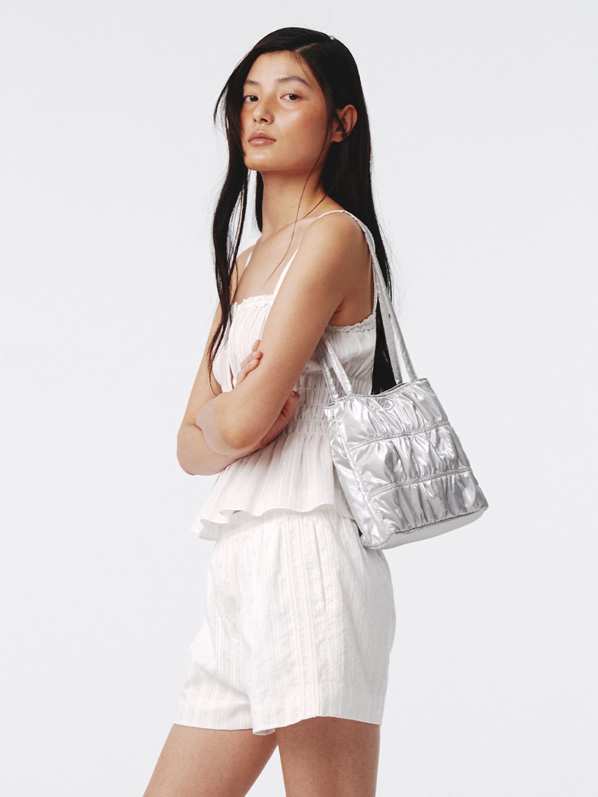 기준(KIJUN) Macaron Bag Silver