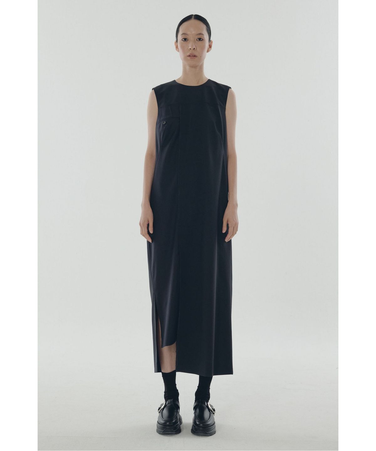 래코드(RECODE) Pants Patch H-line Dress_RQDAS25557NYX