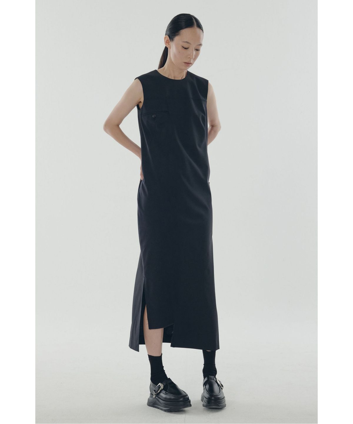 래코드(RECODE) Pants Patch H-line Dress_RQDAS25557NYX