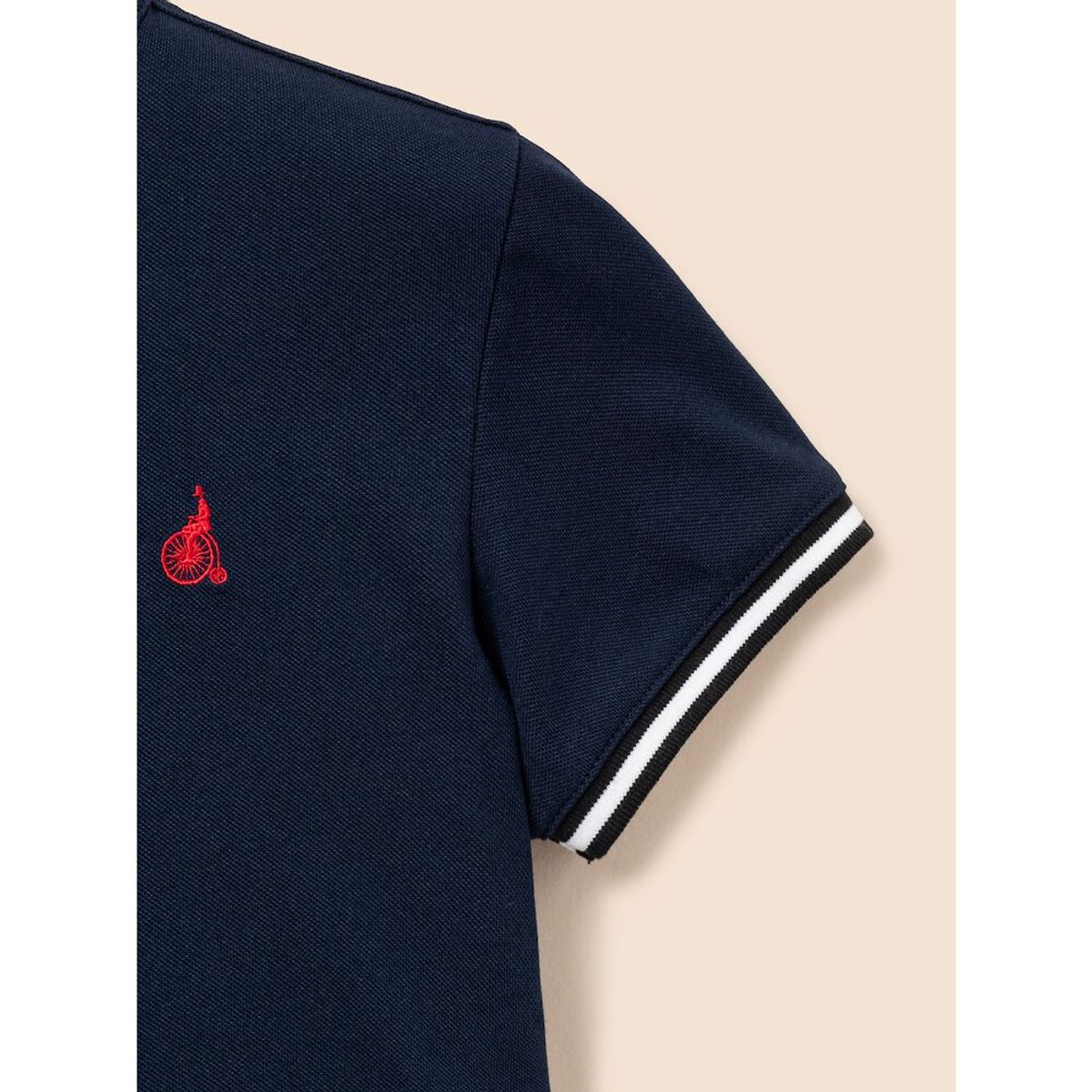 빈폴 키즈(BEANPOLE KIDS) 헨리넥 피케 반팔 티셔츠  네이비 (BI5342U09R)