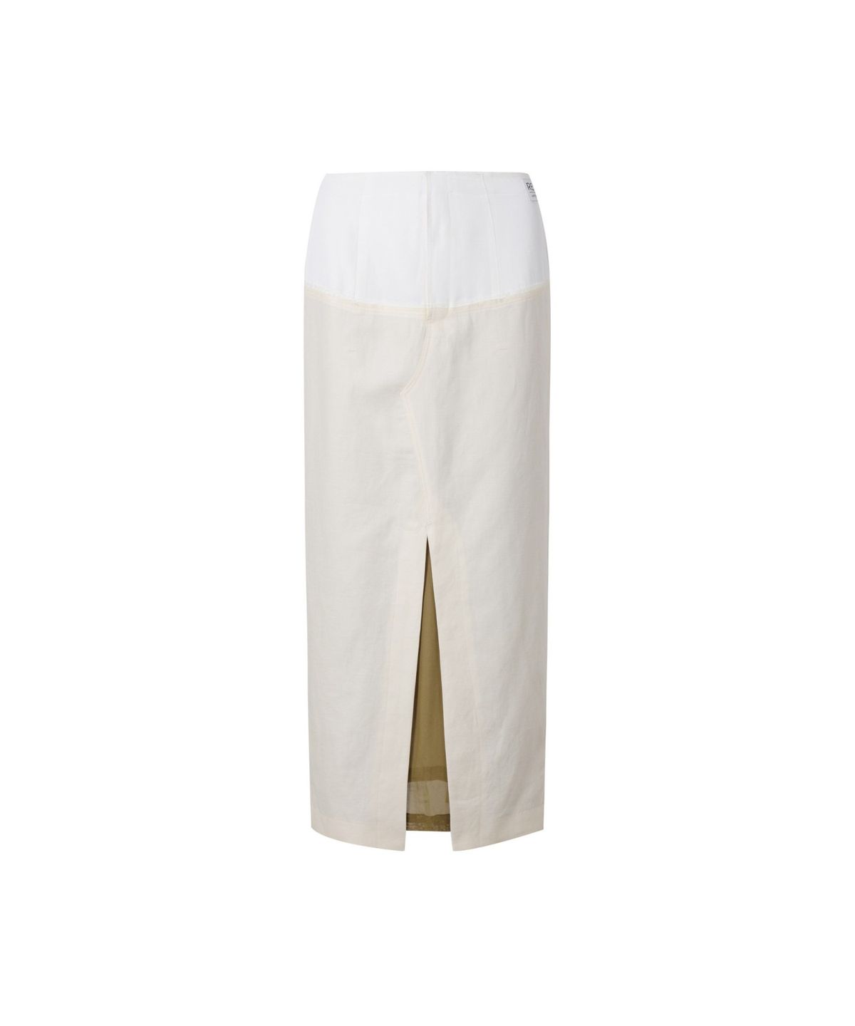래코드(RECODE) Mixed-Media Mermaid Skirt_RQKAM25551IVX