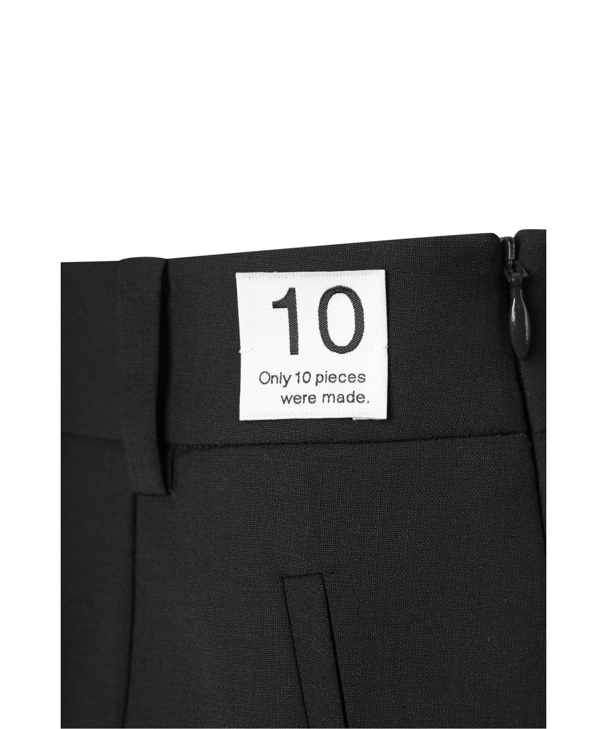 래코드(RECODE) Asymmetric Draped Skirt_RQKAM25548BKX