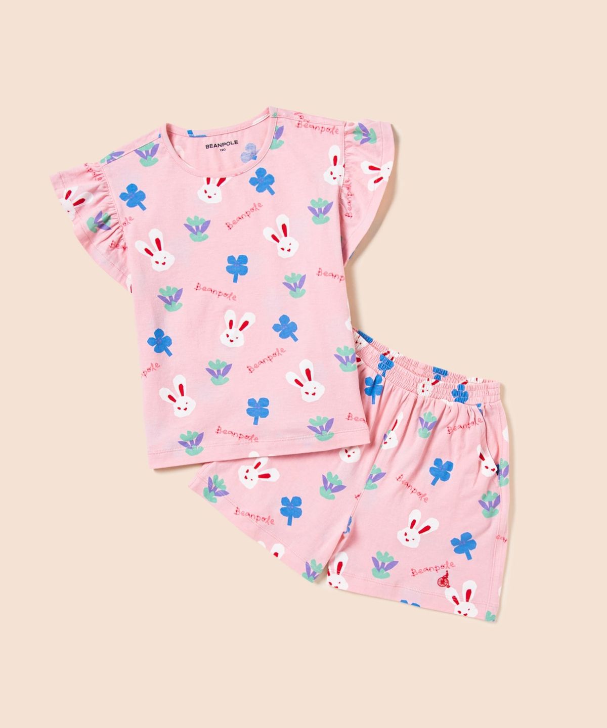 빈폴 키즈(BEANPOLE KIDS) 빙키 파자마 세트  라이트 핑크 (BI5342G90Y) (BI5342G90Y)