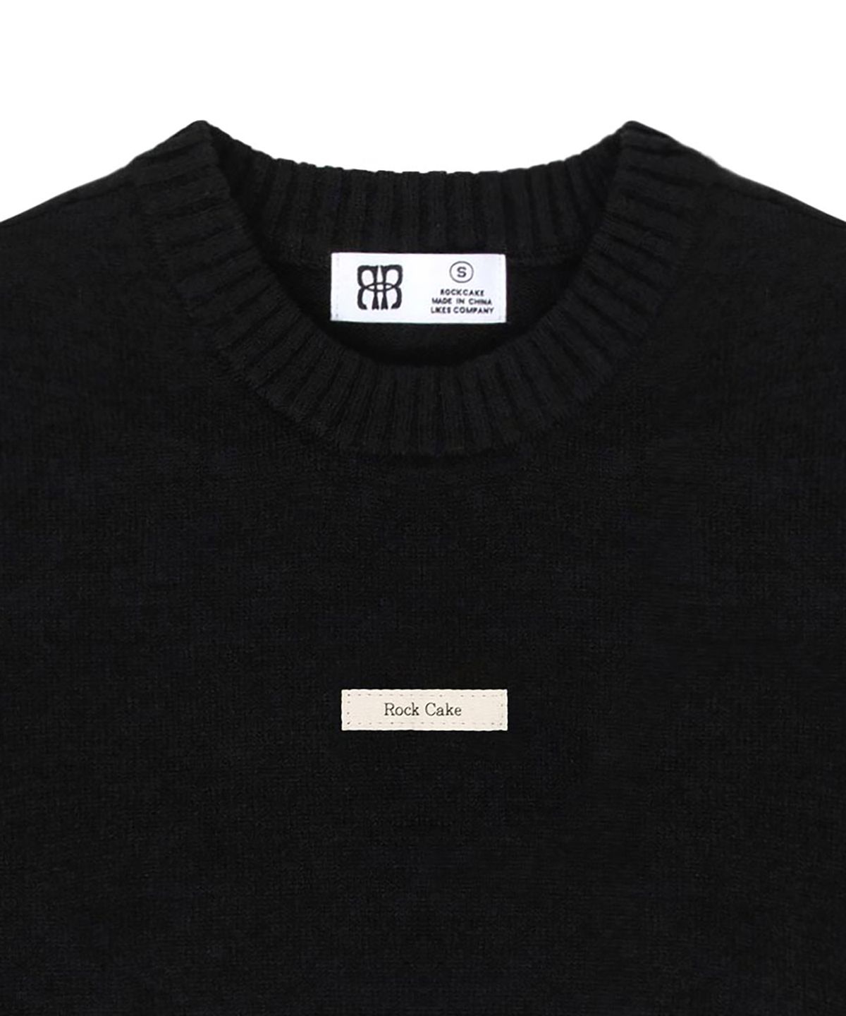 락케이크(ROCKCAKE) Beige Label Essential Knit - Black