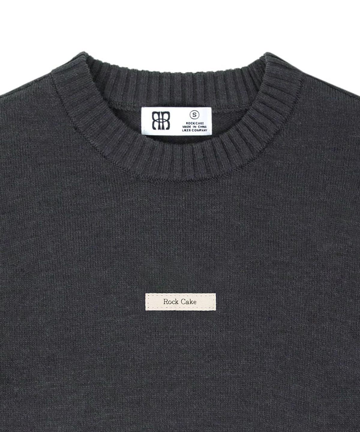 락케이크(ROCKCAKE) Beige Label Essential Knit - Charcoal