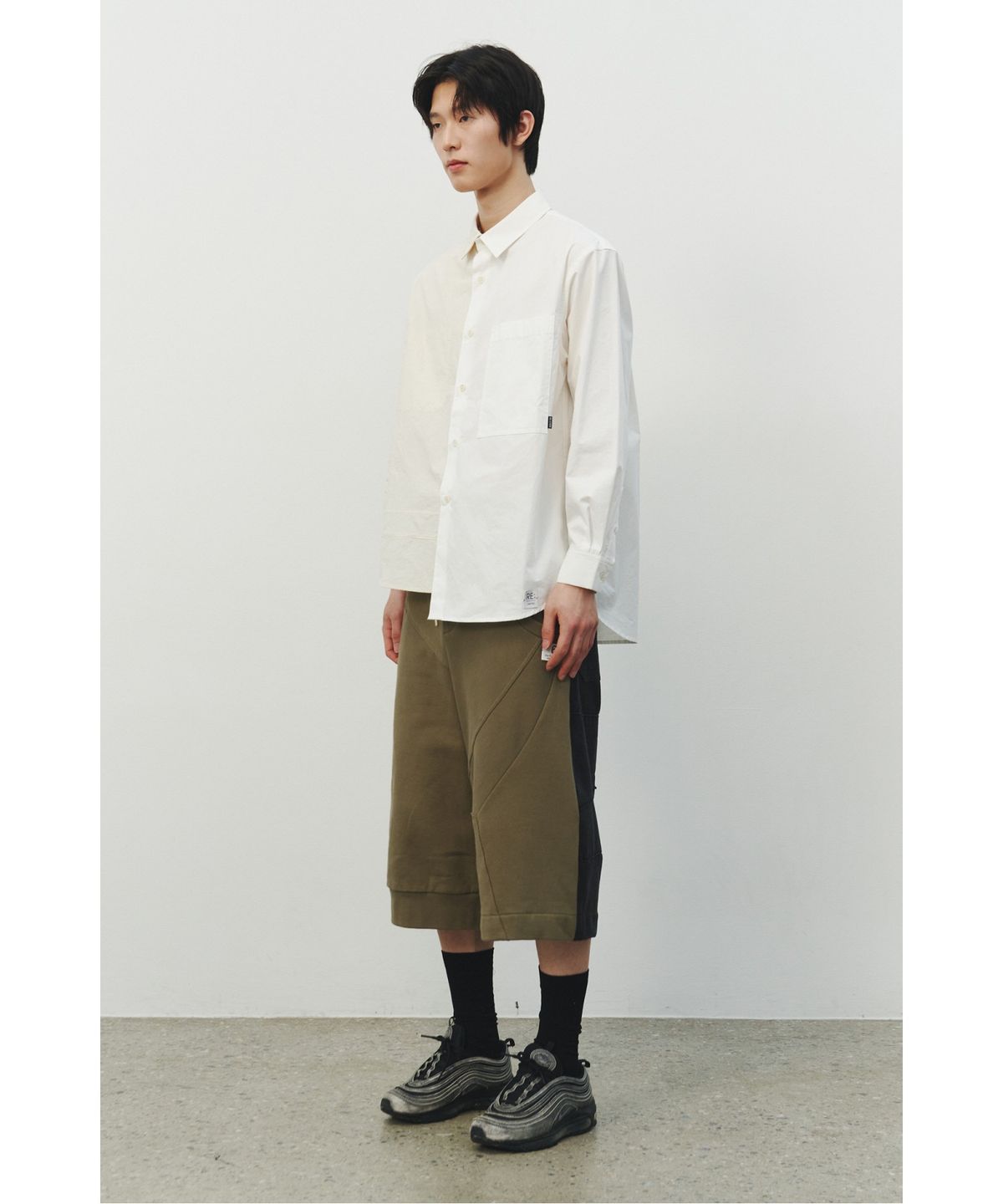 래코드(RECODE) Sweat Shirt Patch Pants_RKPAS25622KHX