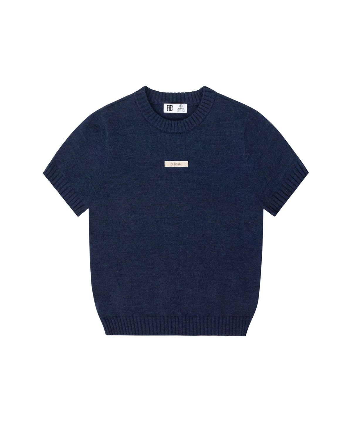 락케이크(ROCKCAKE) Beige Label Essential Knit - Navy