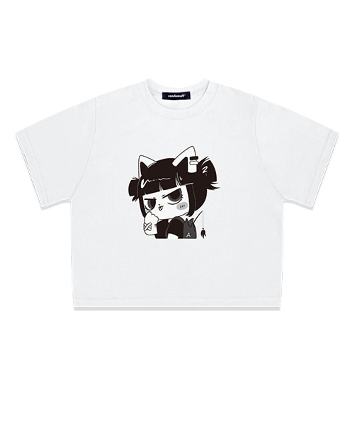 랜덤오프(RANDOMOFF) [ROF X CANNIZ] LITTLE RASCAL PEPPER CROP T-SHIRT (2color)