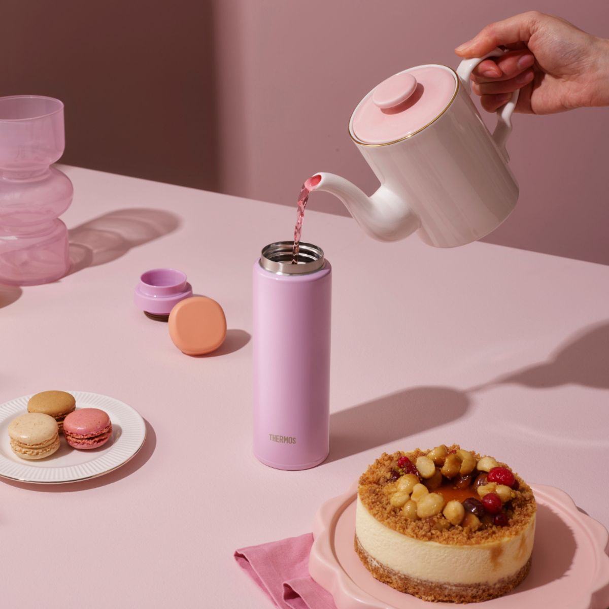 써모스(THERMOS) 보온보냉 식기세척기용 퀵오픈 이지 텀블러 JOR-350K (350ml)