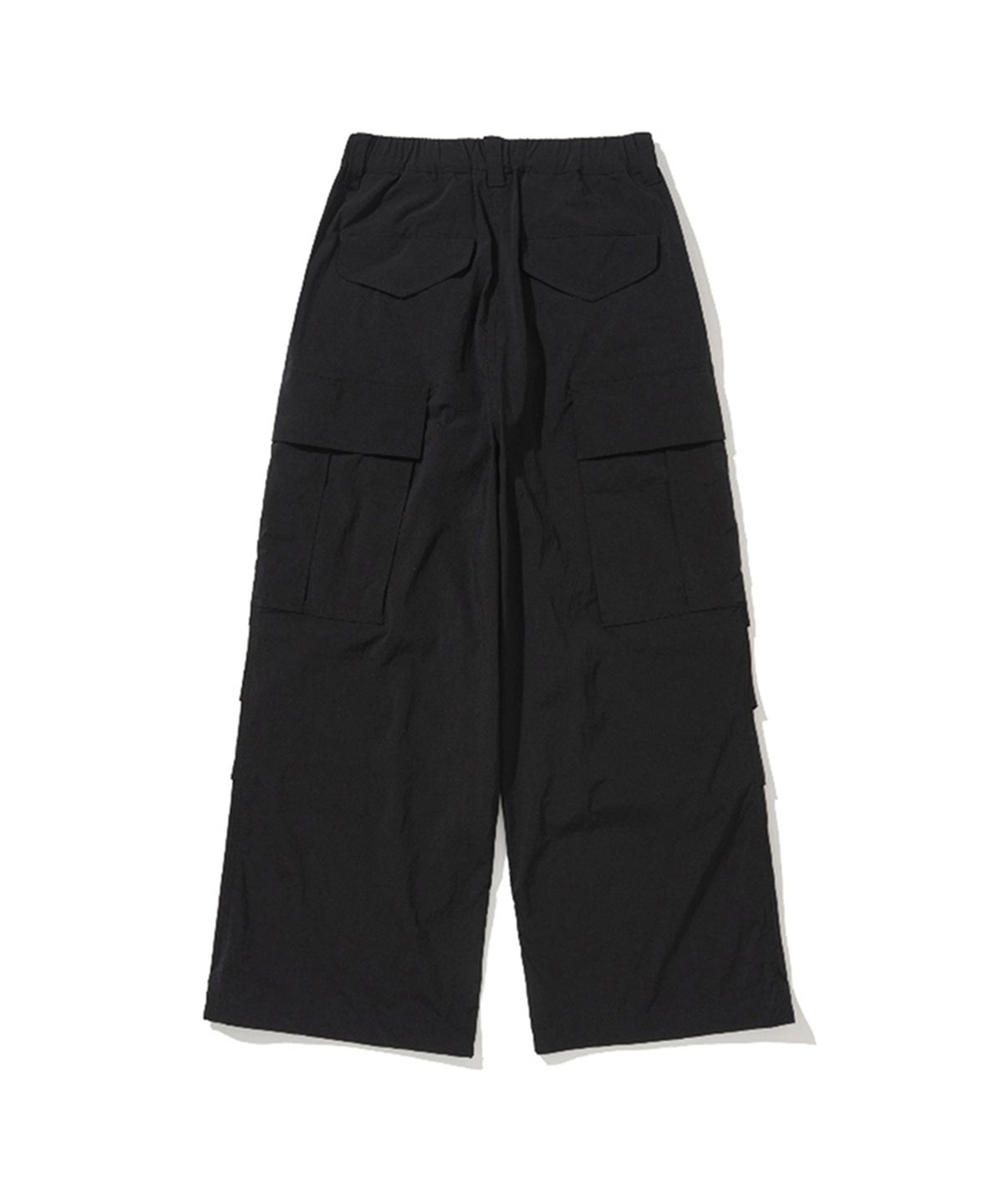 에르에르(ERER) [UN] Lightweight Nylon Carpenter Pants Black
