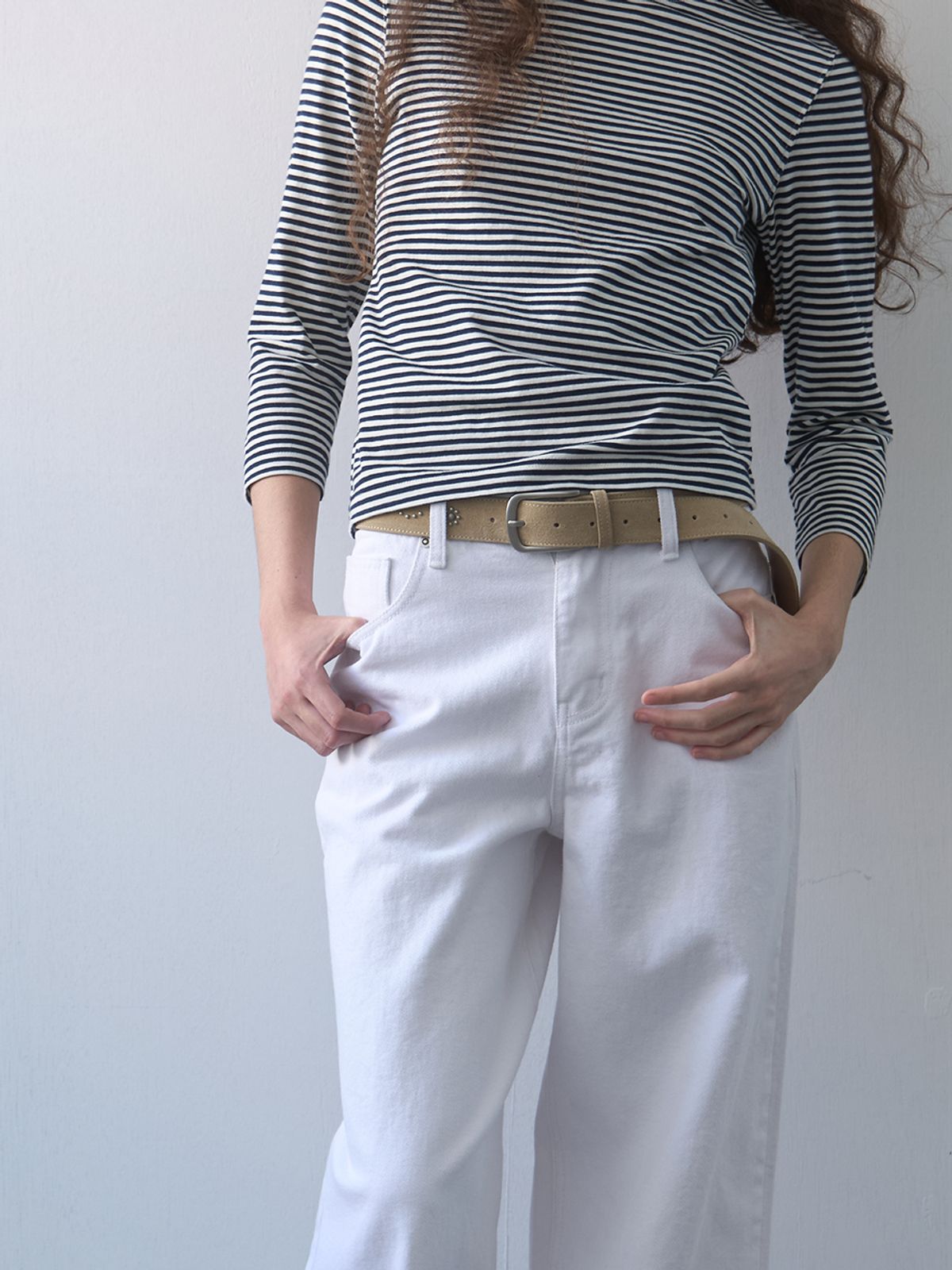 기준(KIJUN) Daily Essential Jeans Off-White