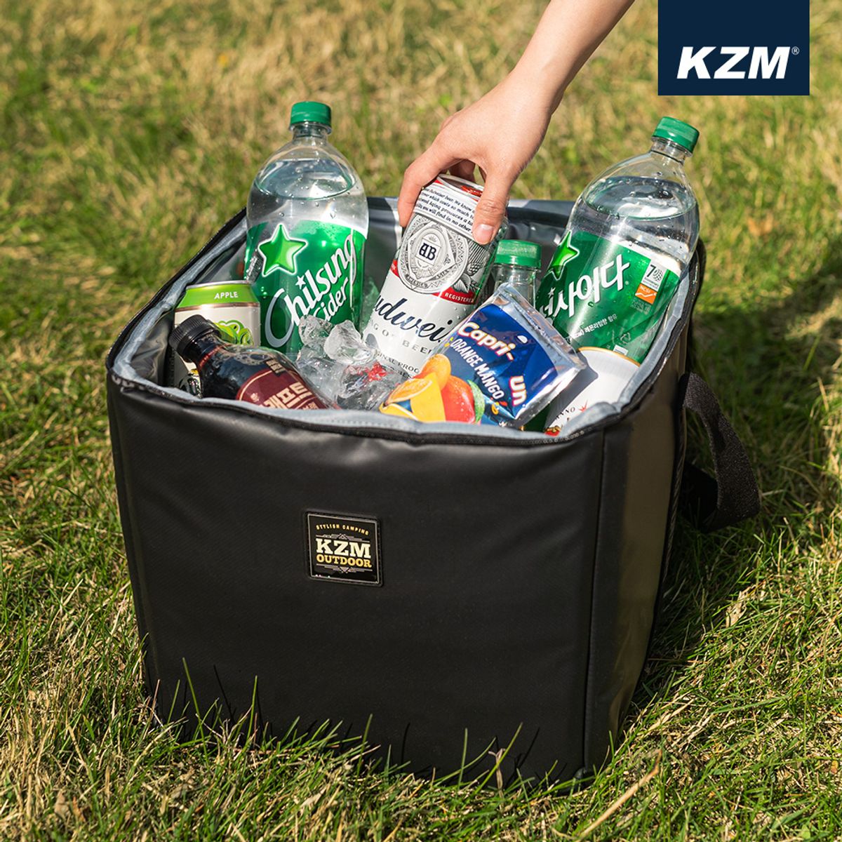 케이지엠 아웃도어(KZM OUTDOOR) 스카디 소프트 쿨러 25L K21T3K07