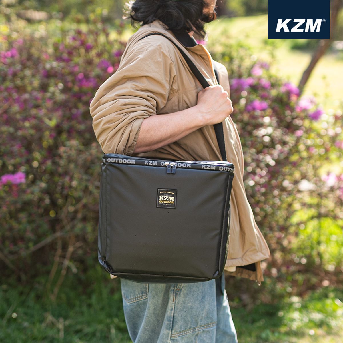 케이지엠 아웃도어(KZM OUTDOOR) 스카디 소프트 쿨러 25L K21T3K07