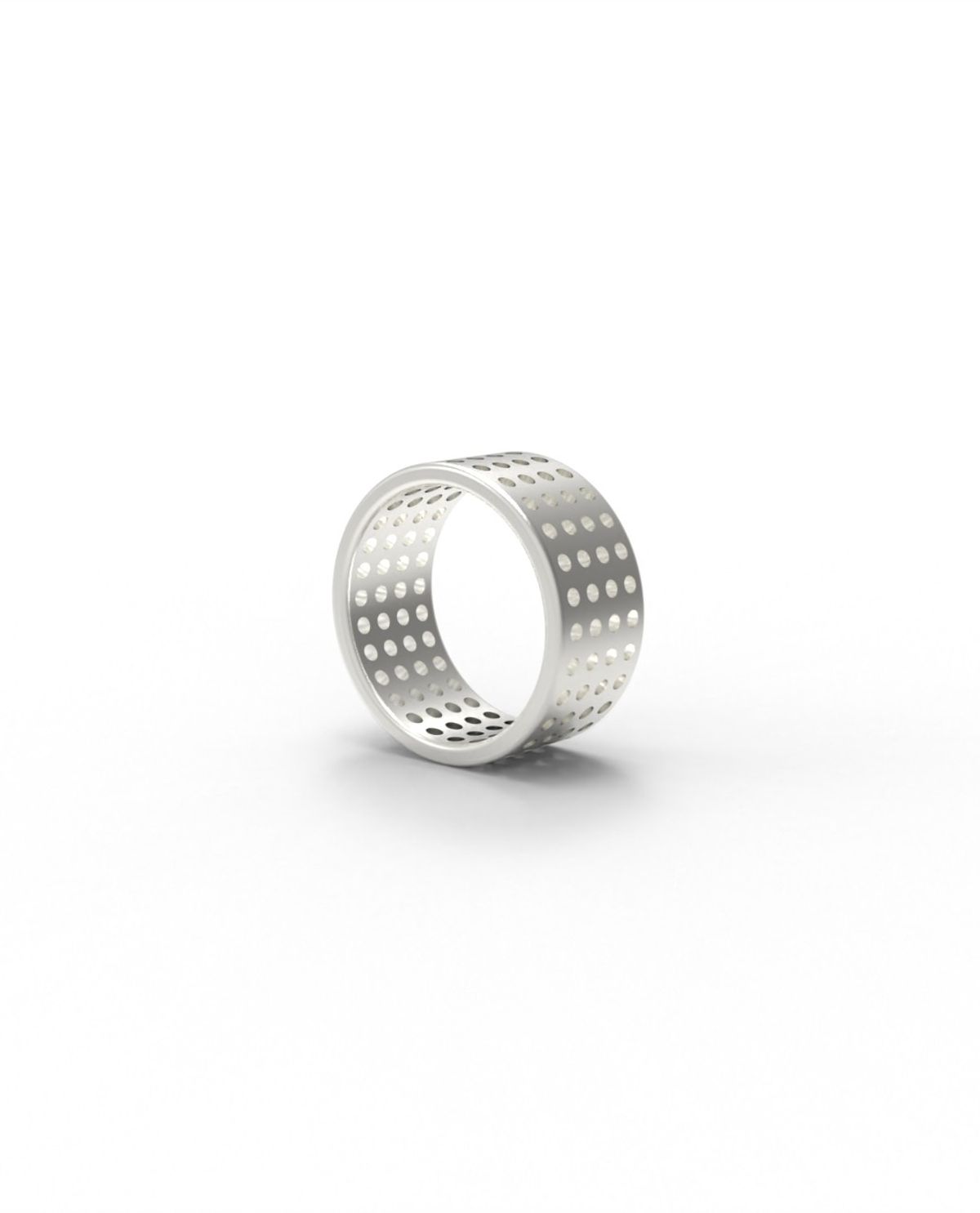 르네오브제(RENEOBJET) WIN CIRCLE RING (4R) [STERLING SILVER] 기하학 디자인 패턴 포인트 925 실버 반지