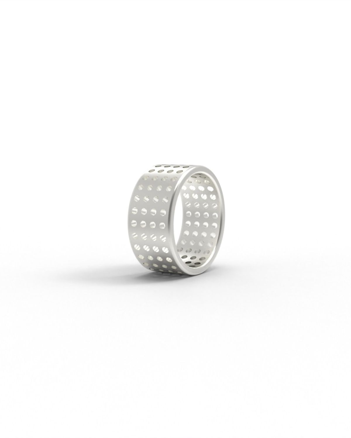 르네오브제(RENEOBJET) WIN CIRCLE RING (4R) [STERLING SILVER] 기하학 디자인 패턴 포인트 925 실버 반지