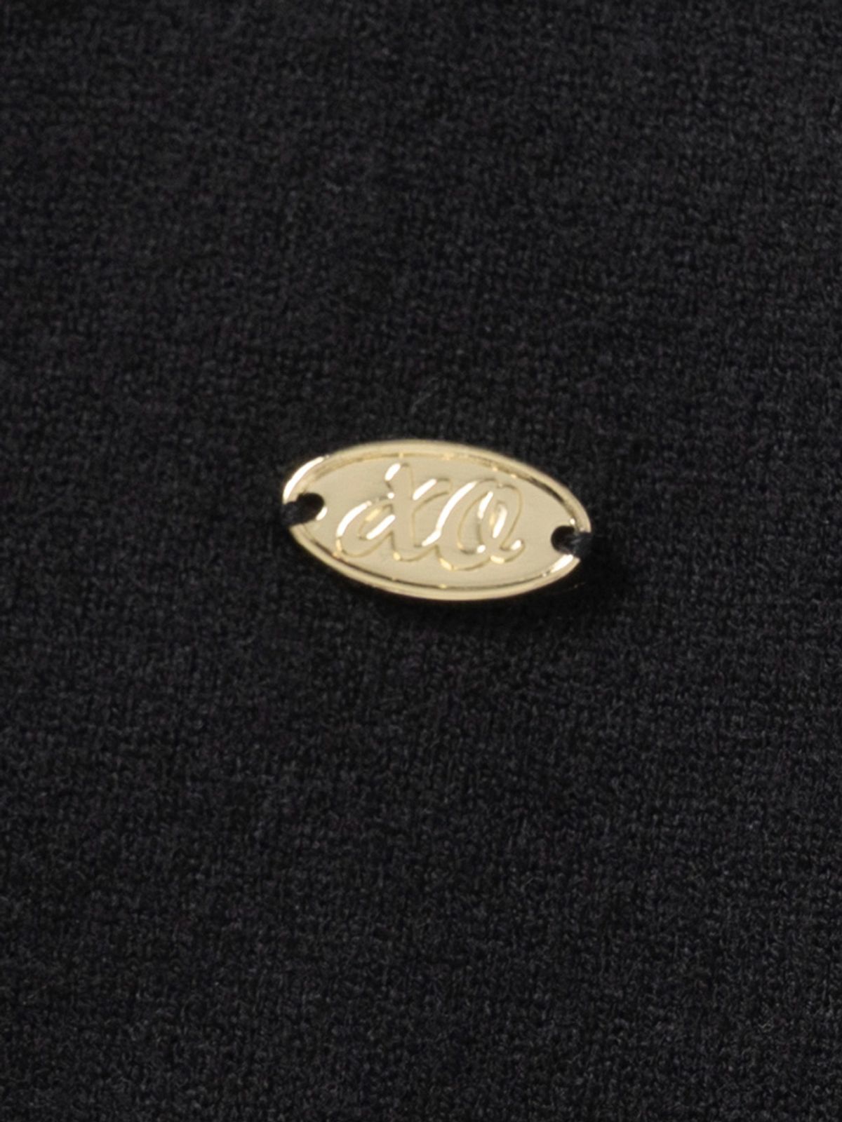 엑스오엑스(XOX) (우먼)에센셜 라운드 크롭 니트 가디건 [BLACK]