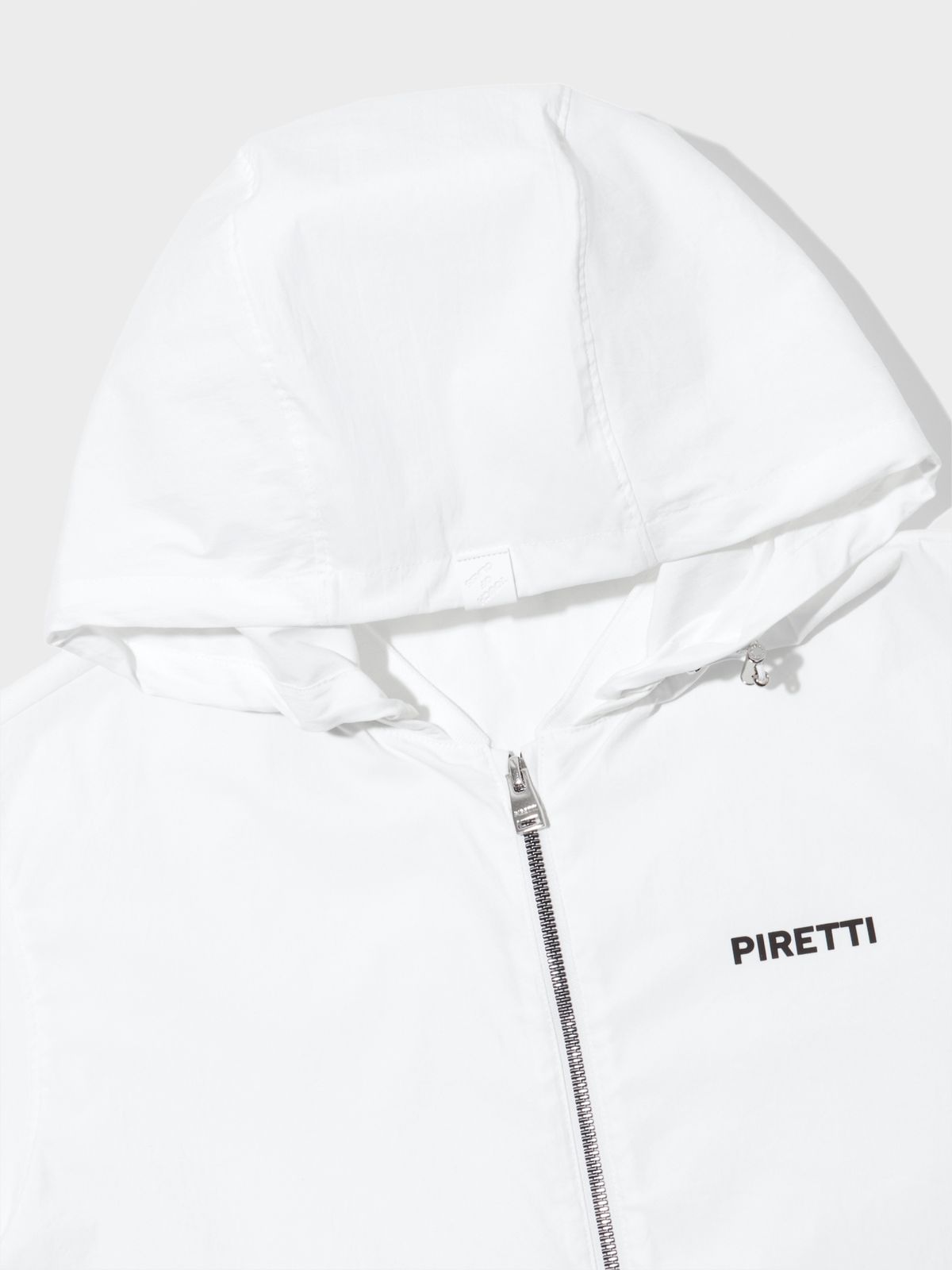 피레티(PIRETTI) 투터로즈 하프슬리브 후디 자켓 M_White