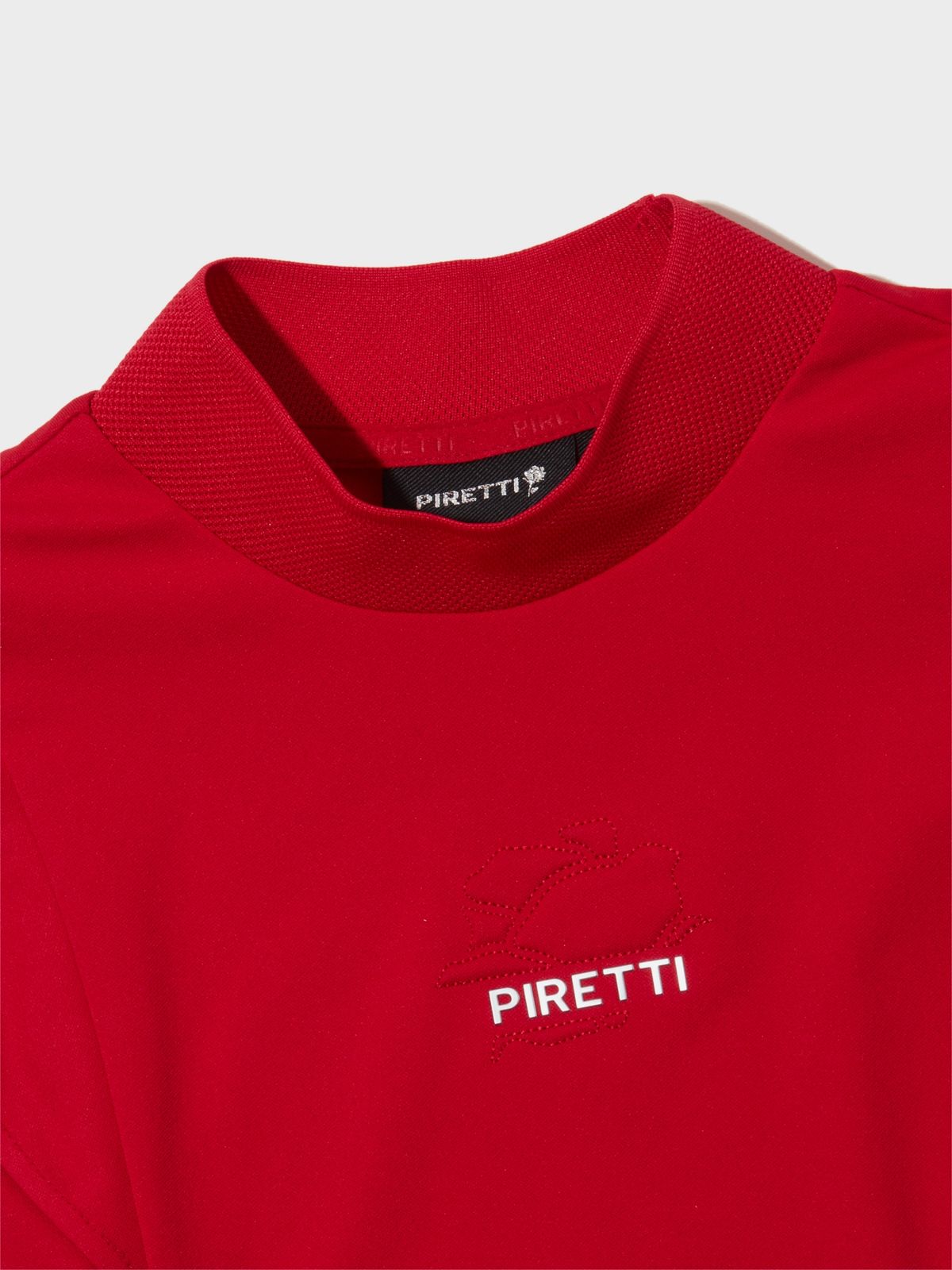 피레티(PIRETTI) 투터로즈 슬리브리스 티셔츠 W_Crimson