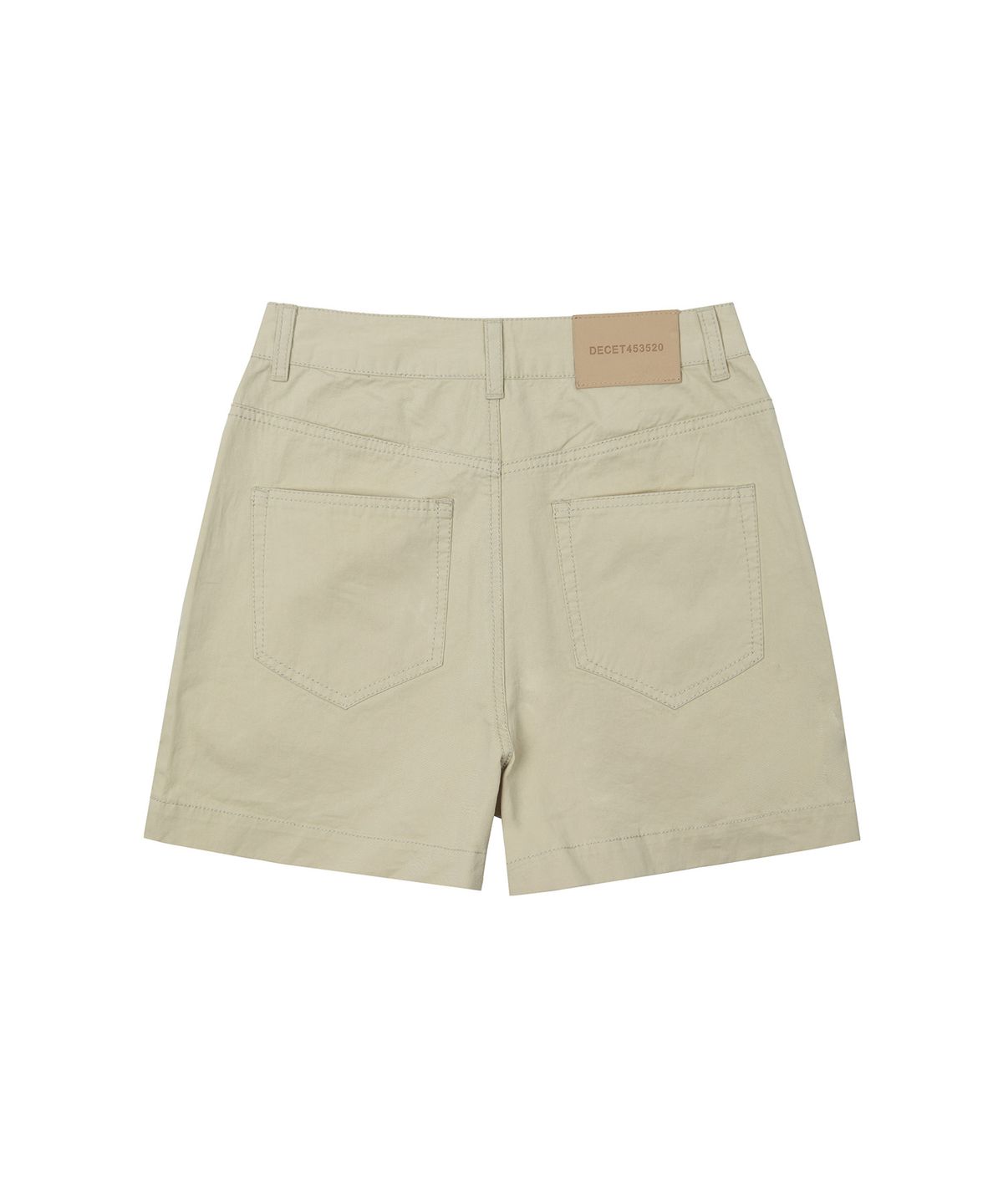 데케트 우먼(DECET WOMEN) 2Pleats Shorts DCWPT016Beige