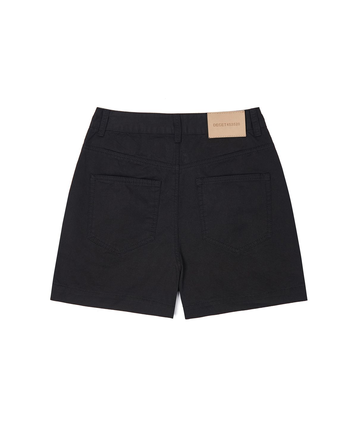 데케트 우먼(DECET WOMEN) 2Pleats Shorts DCWPT016Black