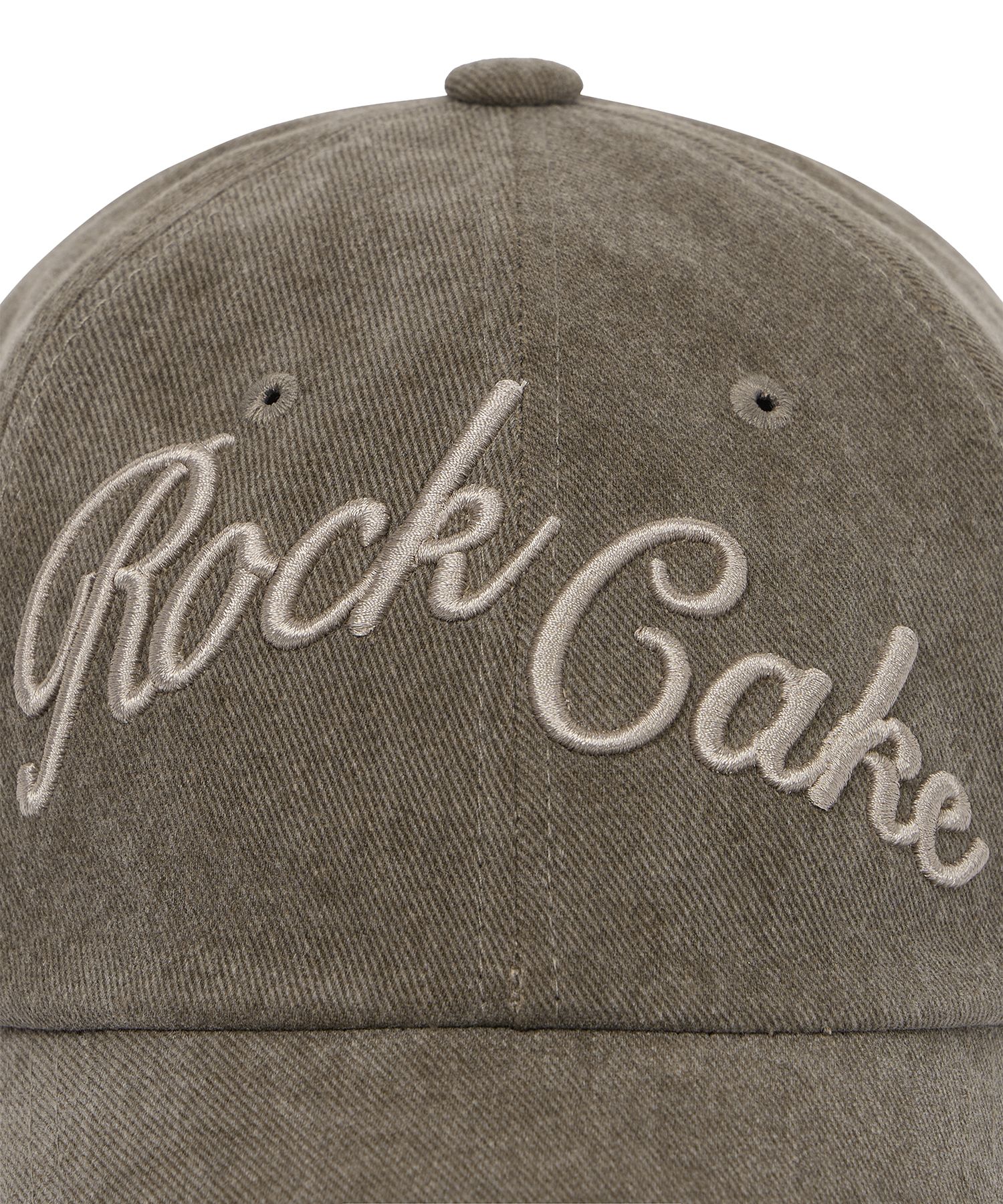 韓国商品/ ROCKCAKE Script Pigment Ball Cap MUSINSA公式 | ROCKCAKE Script Pigment Ball Cap - Khaki