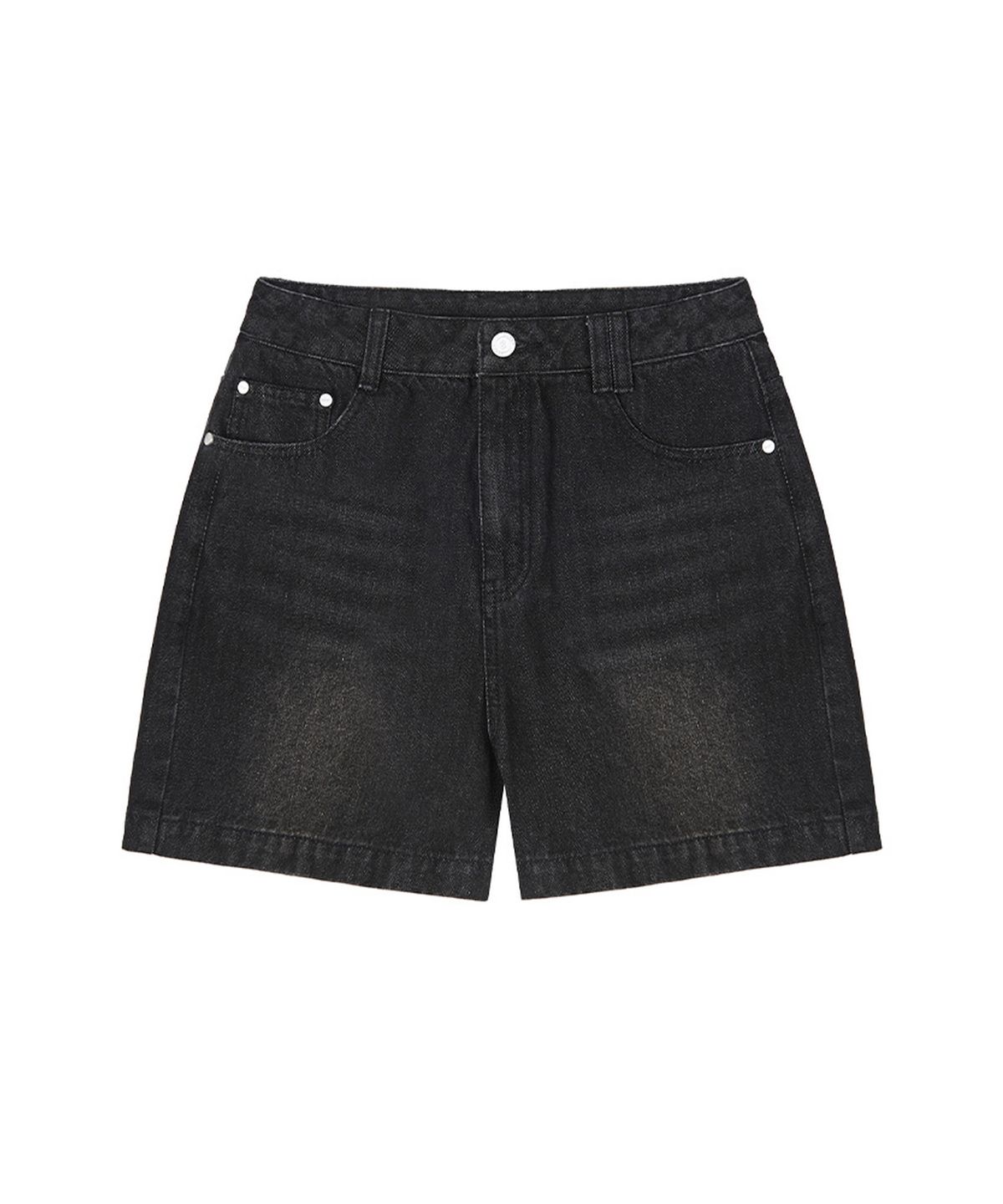 데케트 우먼(DECET WOMEN) Signature Denim Shorts DCWPT007BlackB