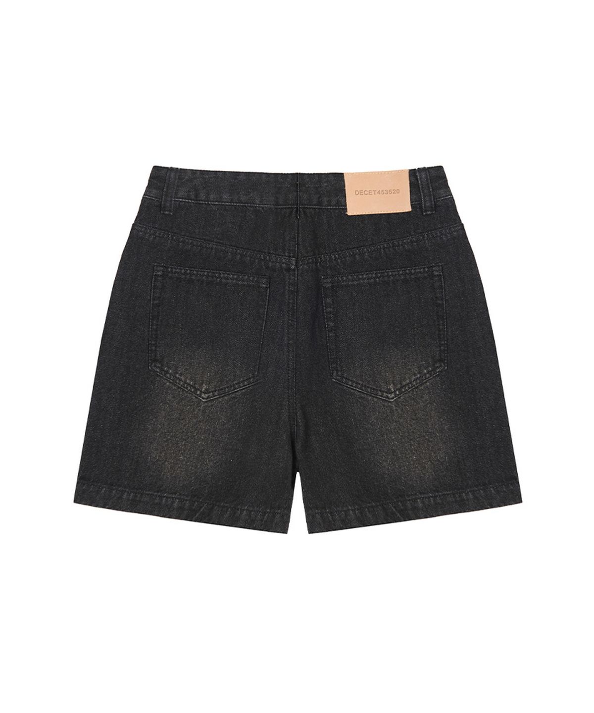 데케트 우먼(DECET WOMEN) Signature Denim Shorts DCWPT007BlackB